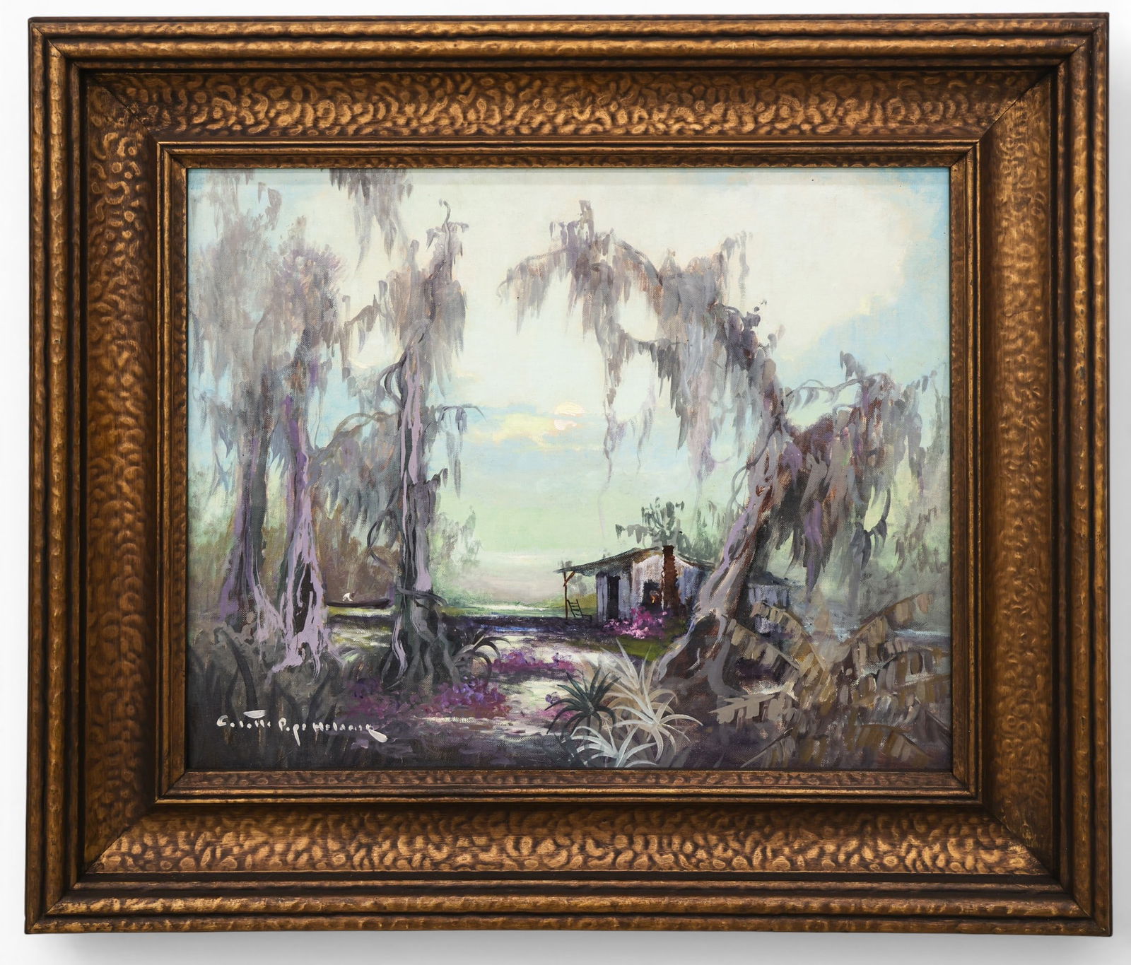 Colette Pope Heldner "Swamp Idyl" Oil on Canvas Board - 2