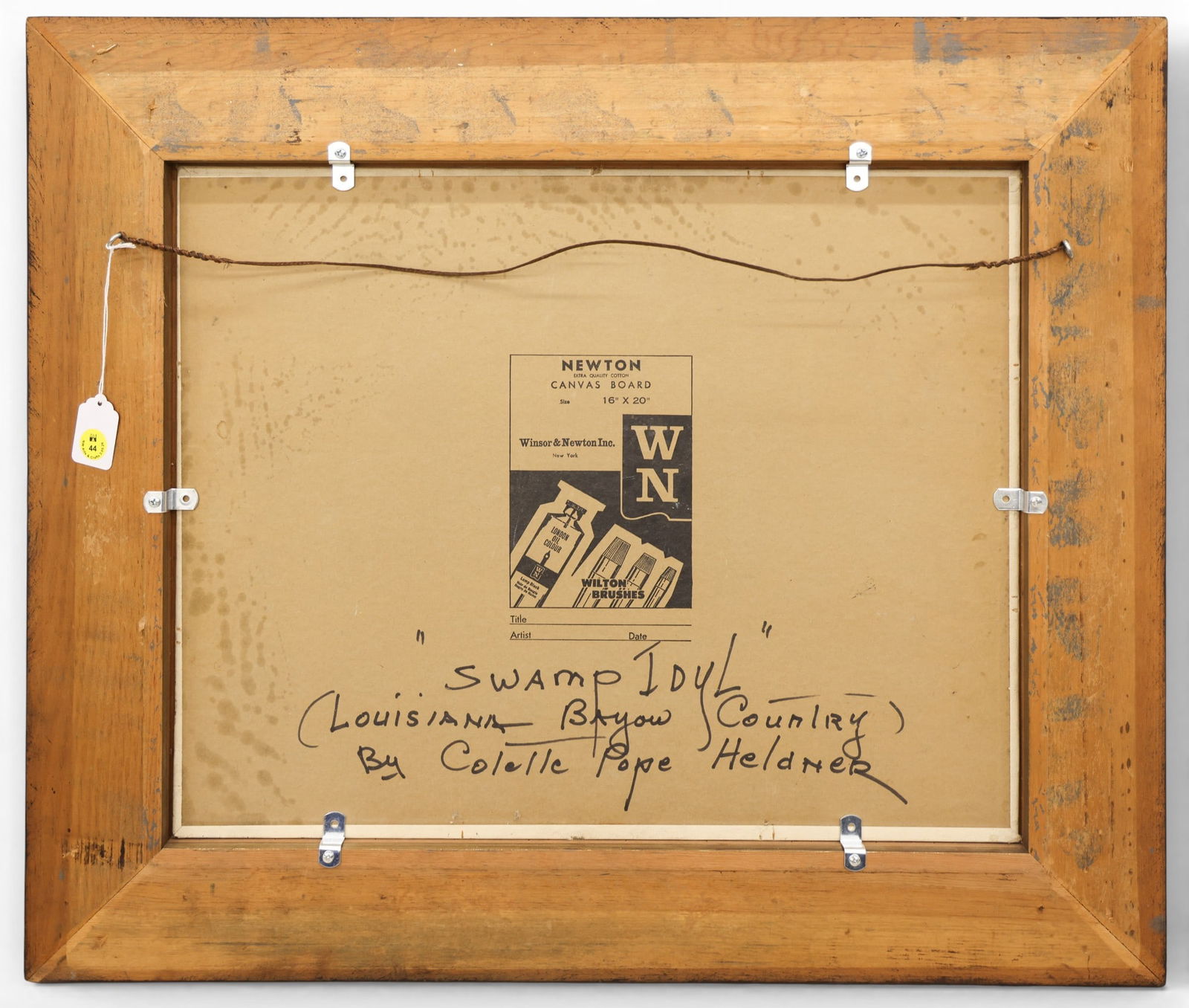 Colette Pope Heldner "Swamp Idyl" Oil on Canvas Board - 3