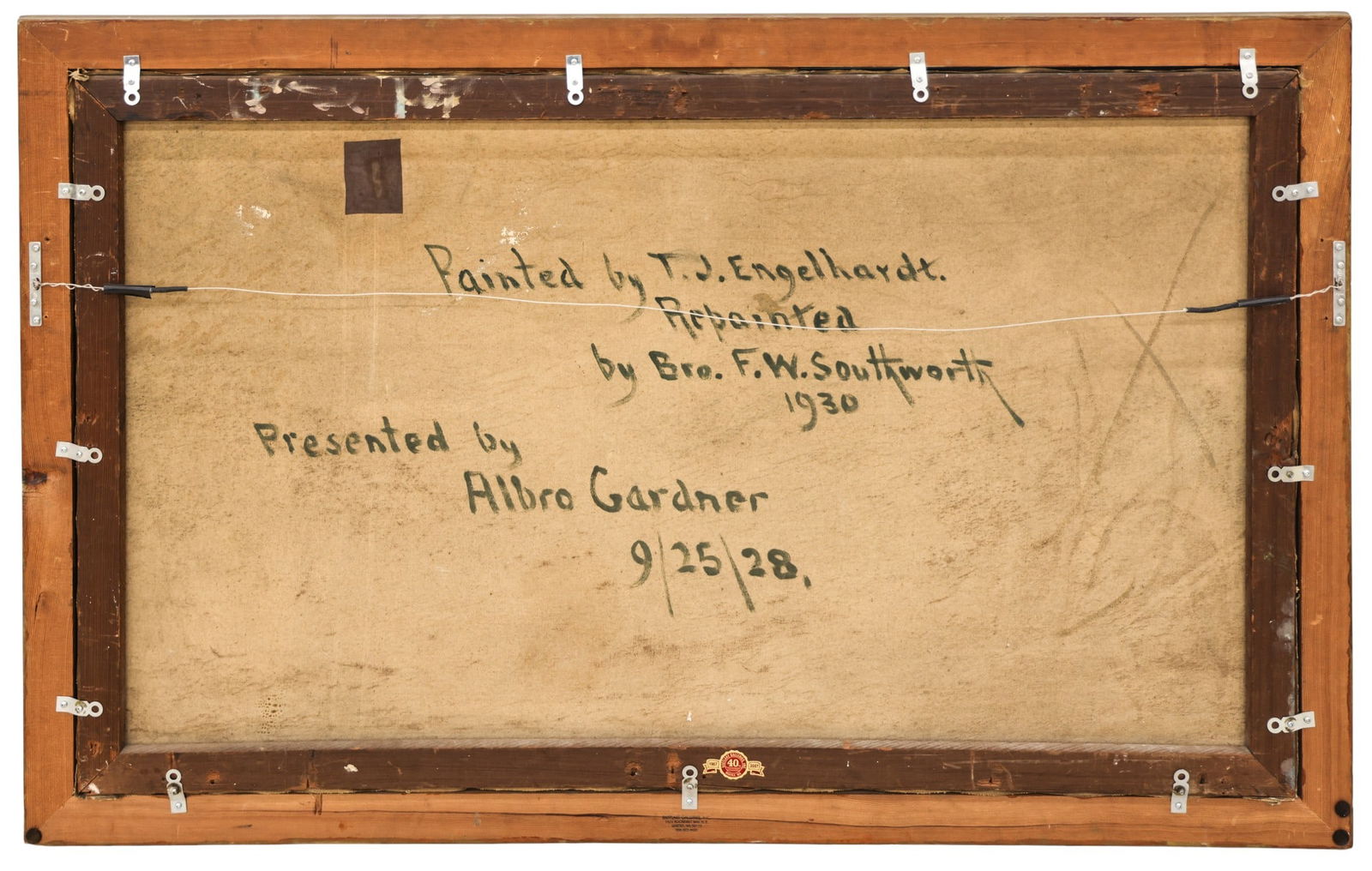 John Joseph Englehart "Mount Rainier" Large Oil on Canvas - 3