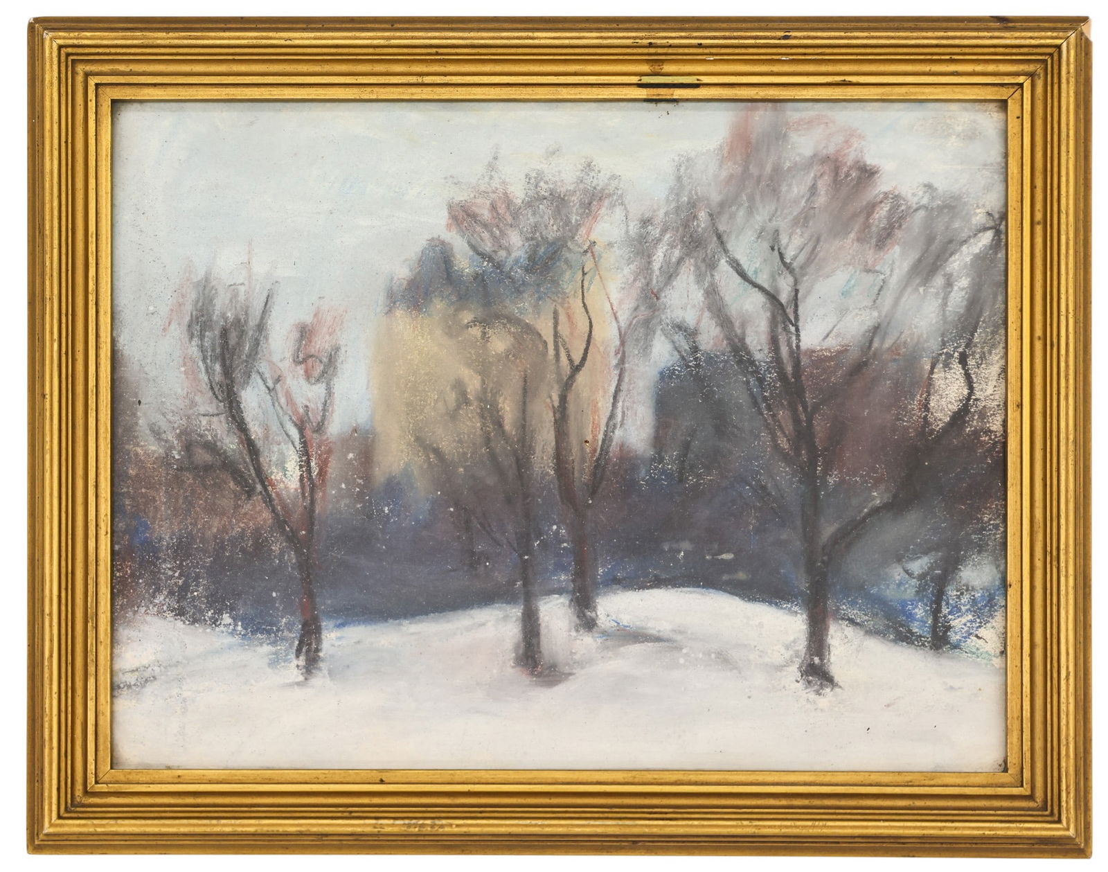 Kathleen Eva Houlahan "Winter Landscape" Pastel on Paper - 2