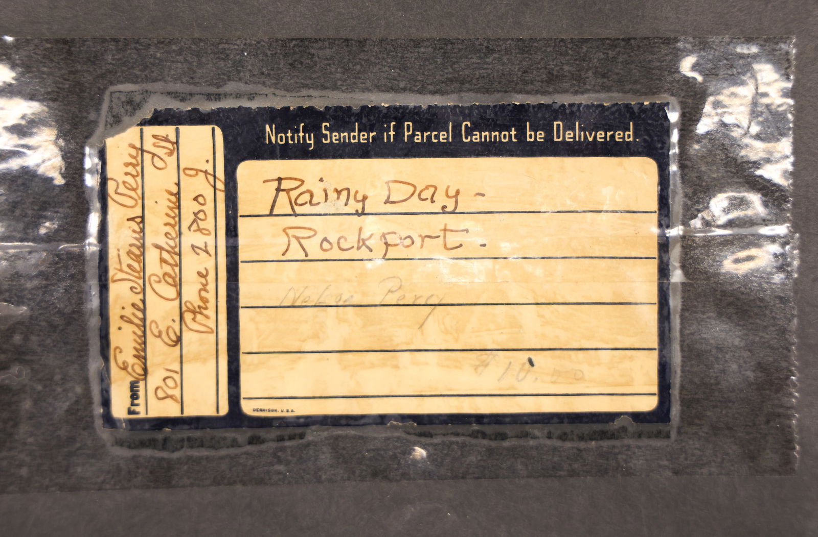 Emilie Stearns Perry "Rainy Day, Rockport" Pastel on Paper - 3