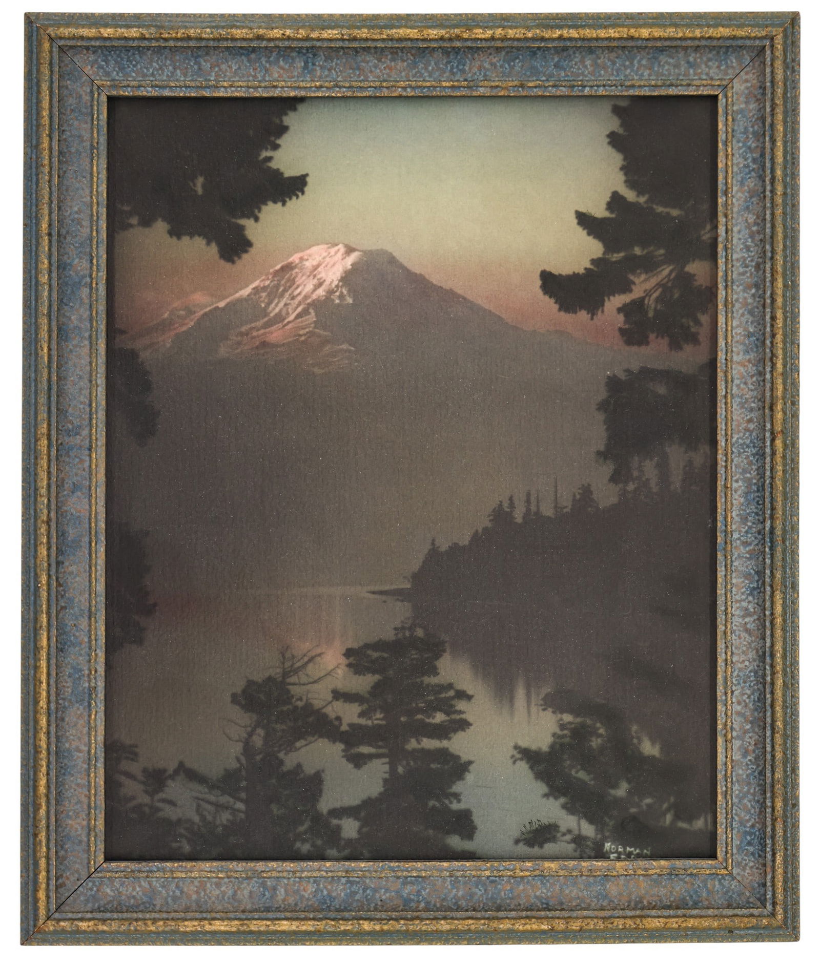 Norman Edson "Moonlight" Tinted Photograph - 2