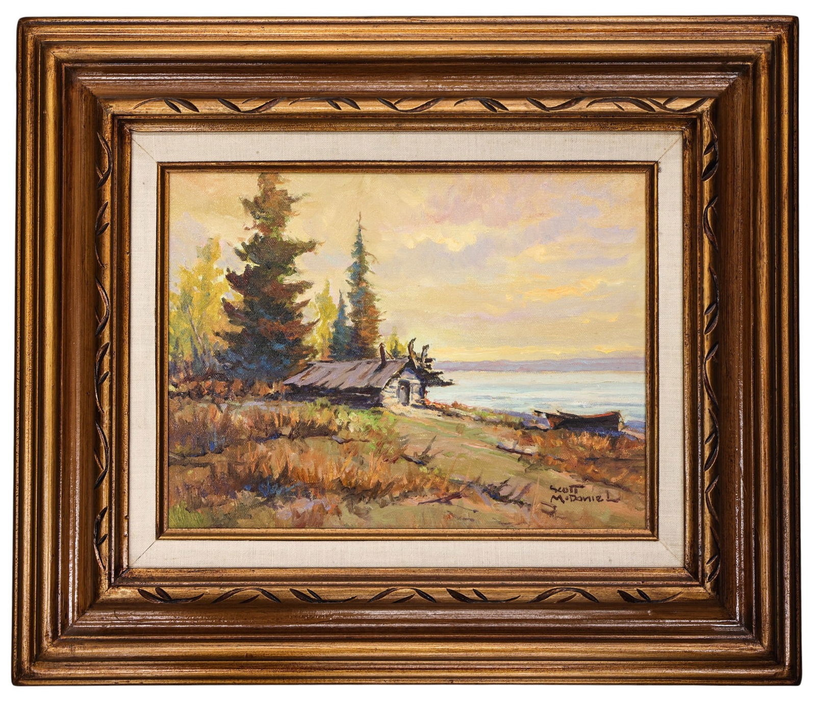 Scott McDaniel "Inlet View, Alaska" Oil on Canvas - 2