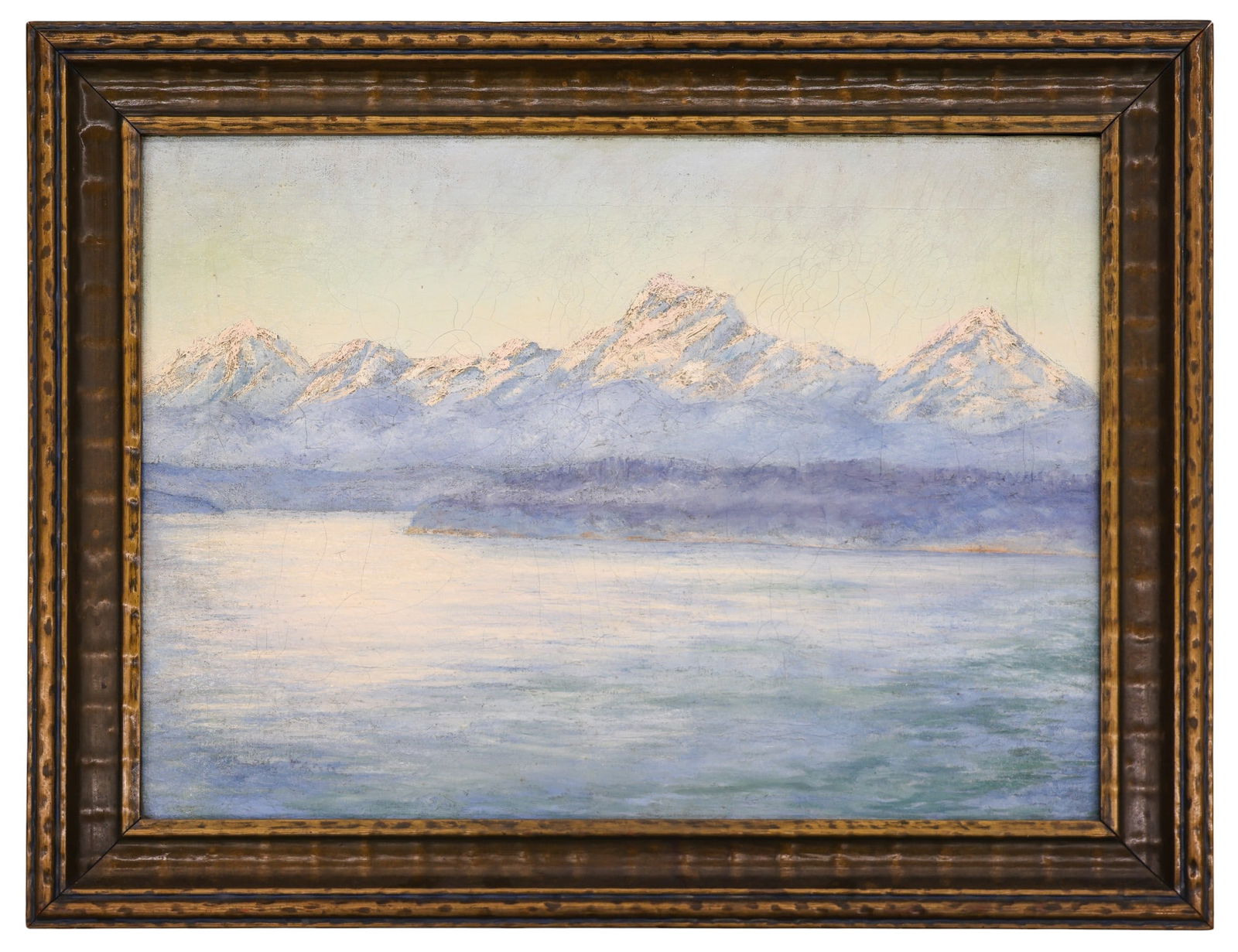 Esse Vann "Olympics" (Mountain Range) Oil on Canvas - 2