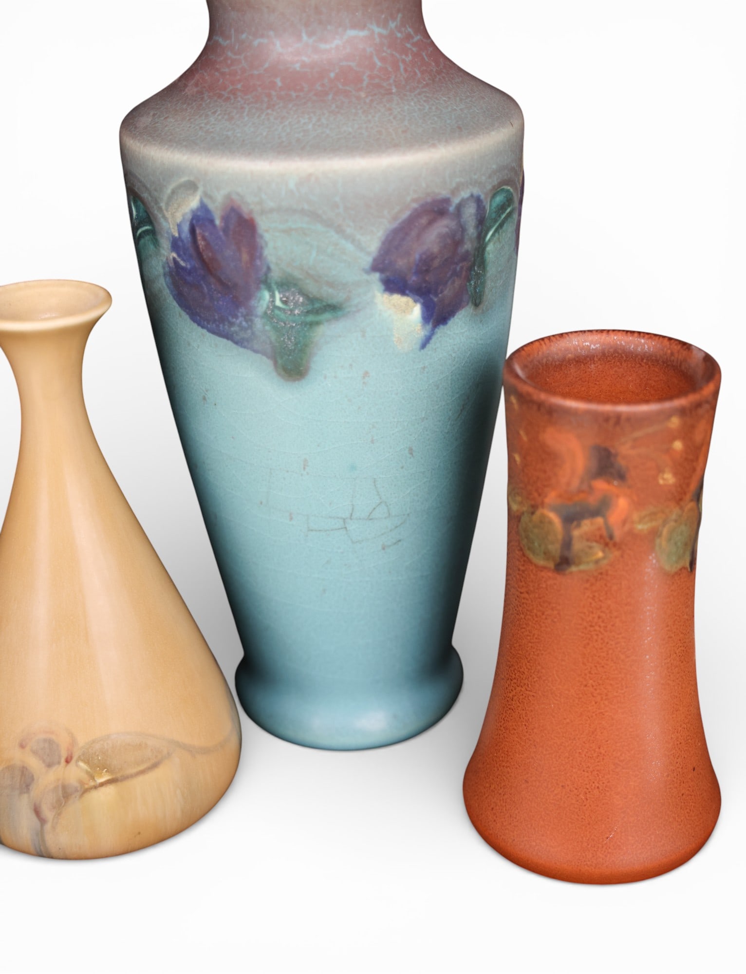 3pc Charles Todd for Rookwood Pottery Vases - 2