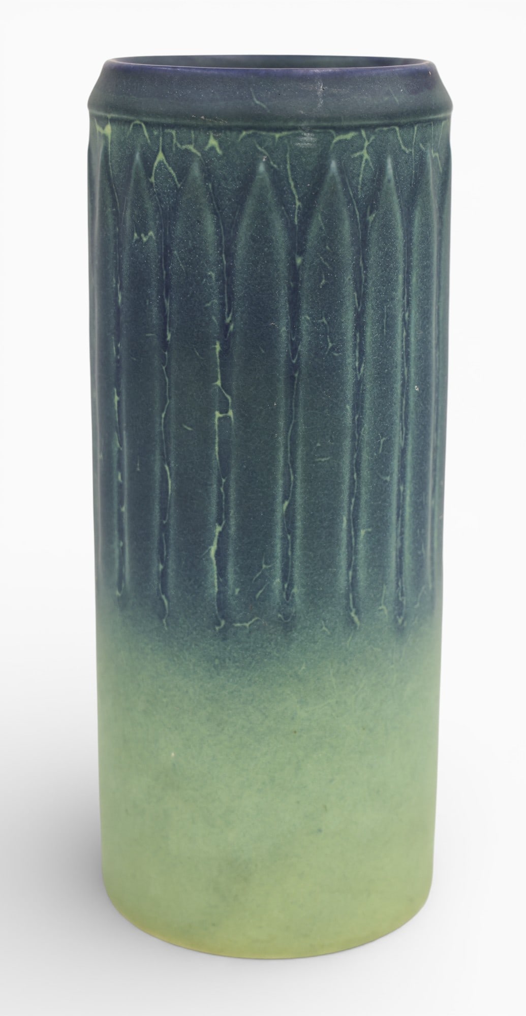 Rookwood 1905 Blue Green Large Cylinder Vase (1 of 1)