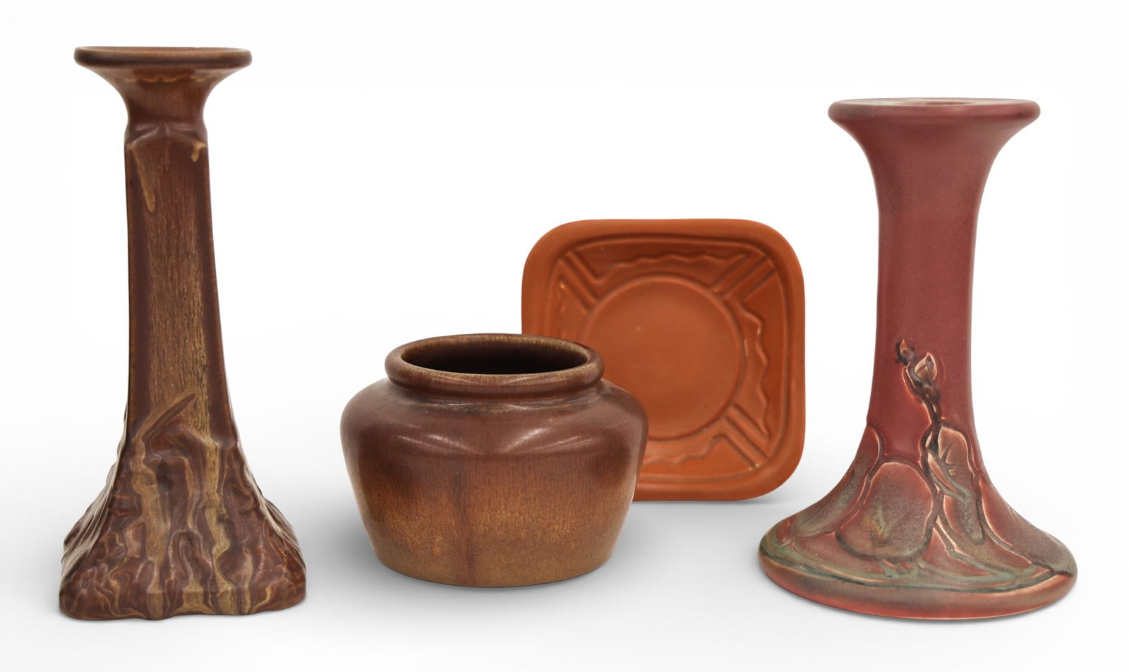 4pc Early Rookwood Assorted Pottery 1904-1907 (1 of 1)