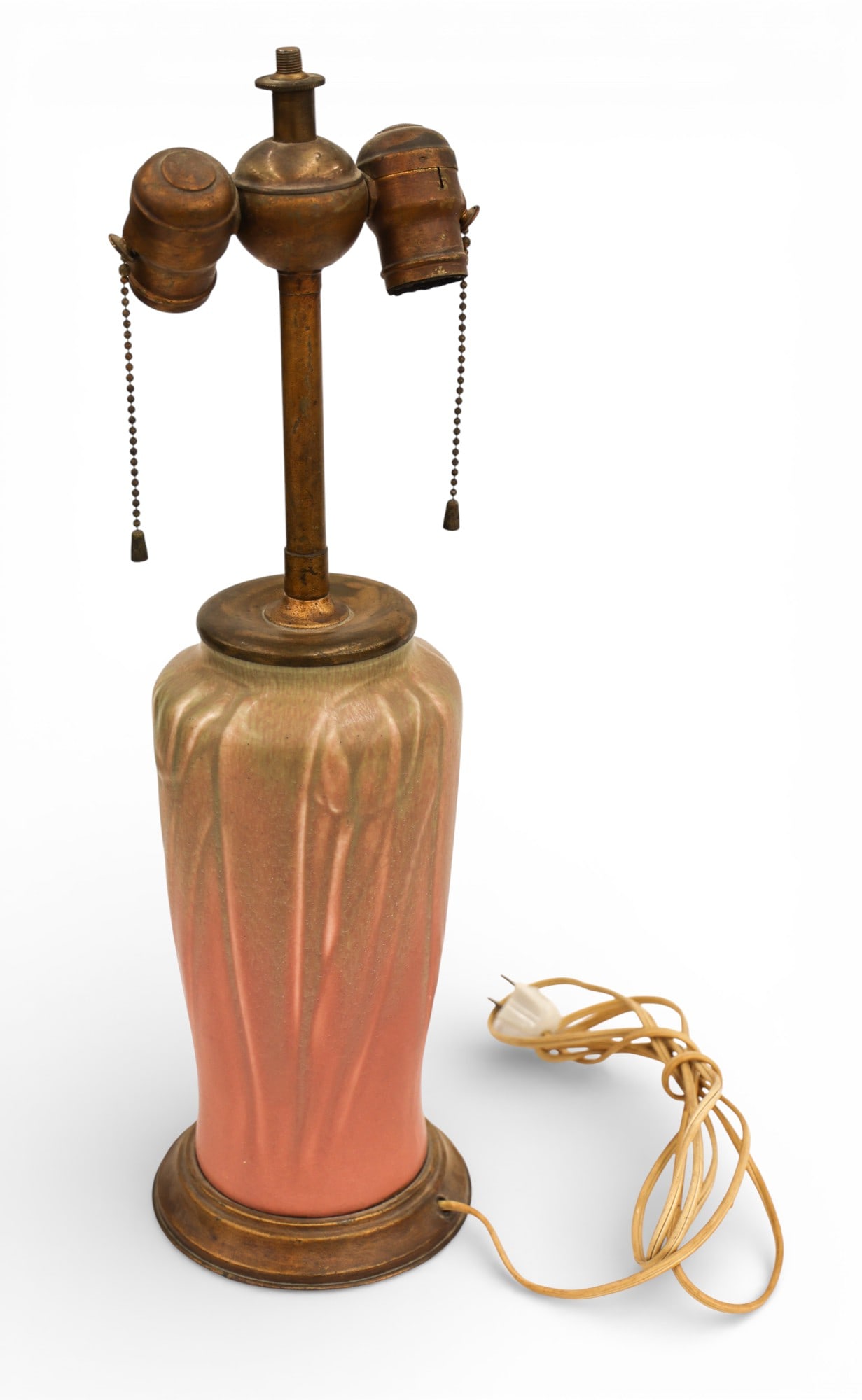 Rookwood Pink Arts & Crafts Pottery Table Lamp - 2