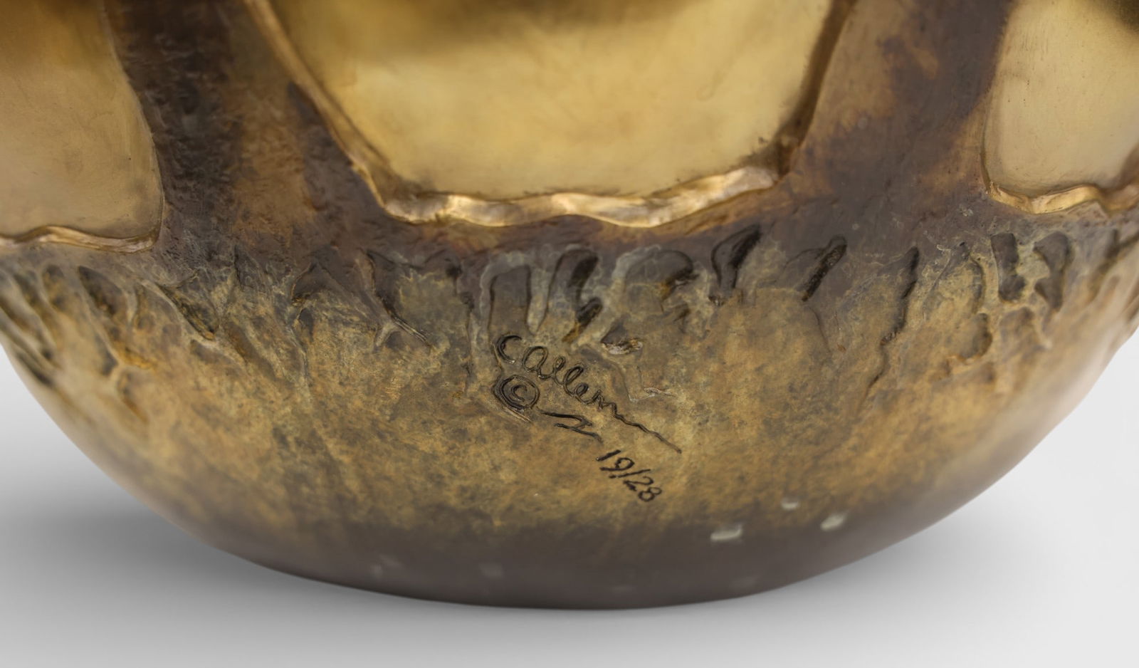 Carol Alleman "Infinity" Sculptural Bronze Floor Vase - 3