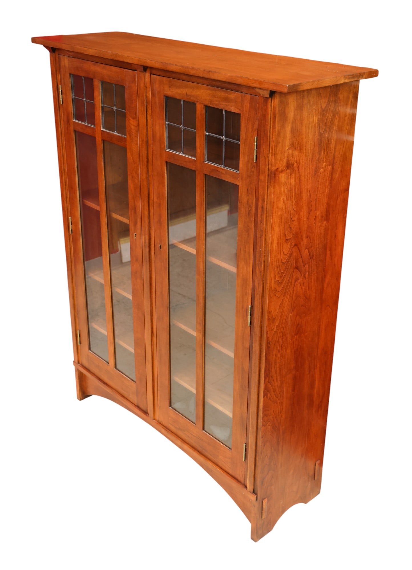 Stickley Mission Collection Cherry Double Door Bookcase - 3