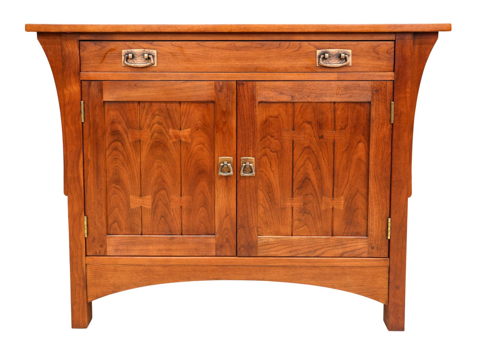 Stickley Mission Collection Cherry Two Door Console Cabinet (1 of 2)