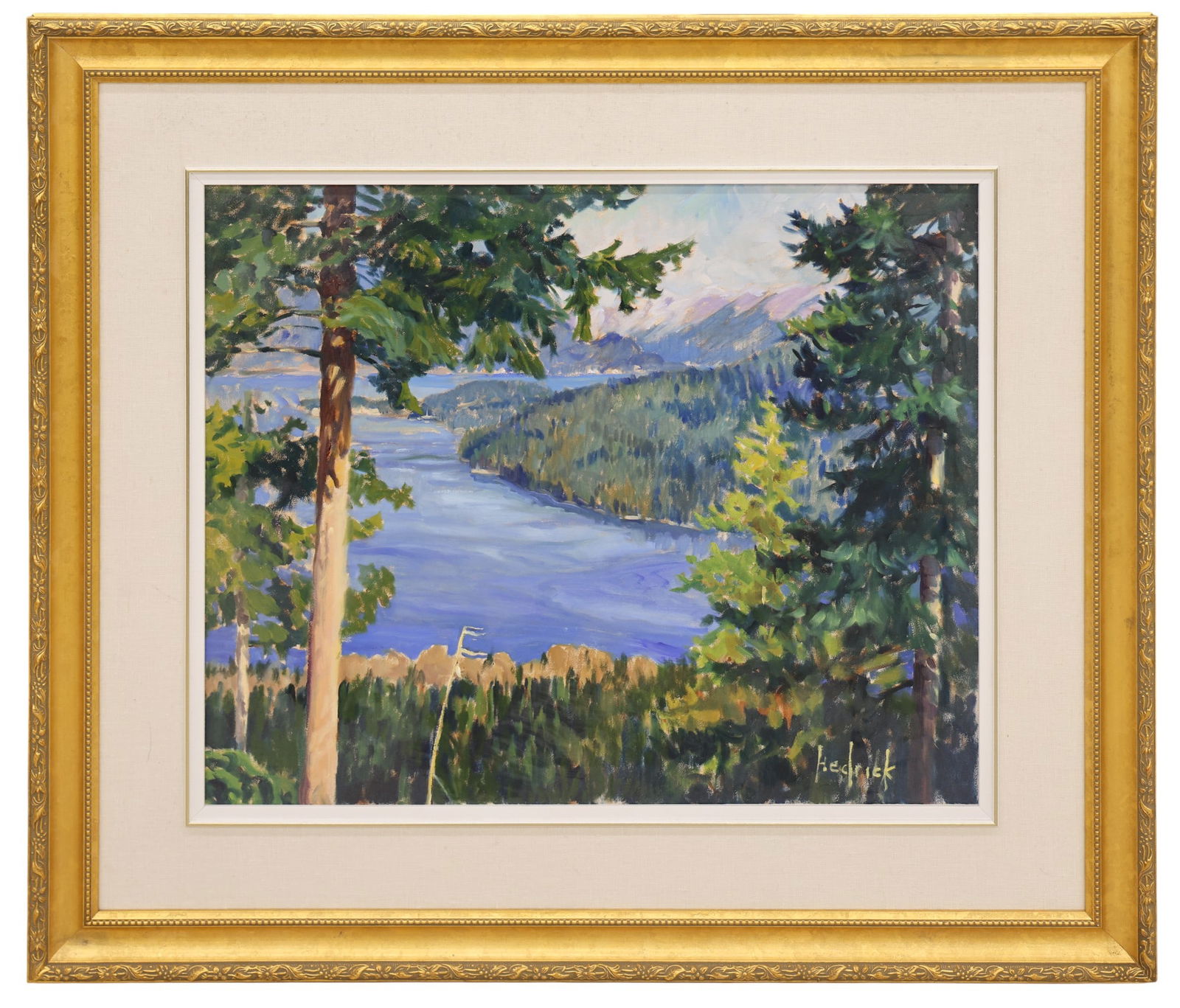 Ron Hedrick "Howe Sound, British Columbia" Oil on Canvas - 2