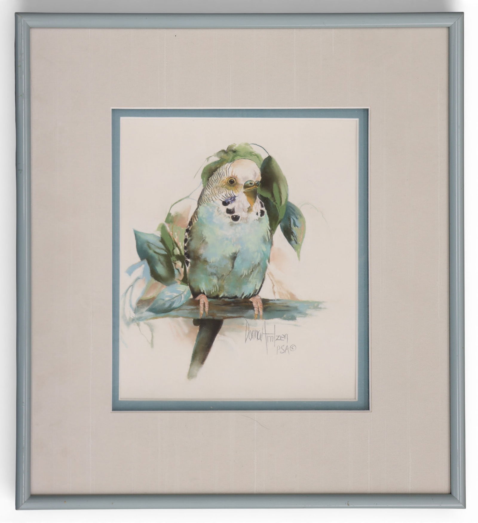 2pc Northwest Watercolor Paintings Framed - 3