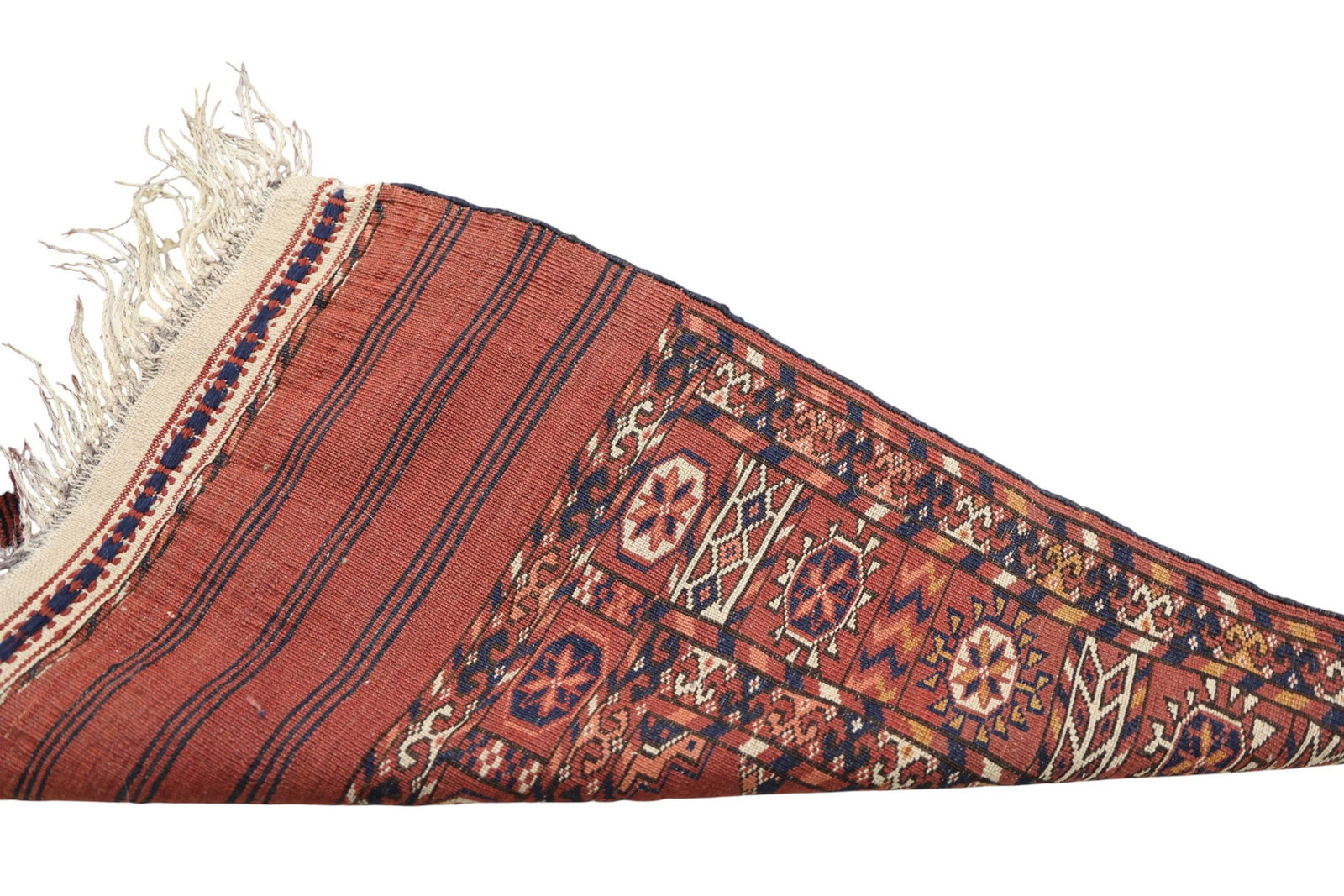 Semi Antique Turkoman Tekke Oriental Rug - 2