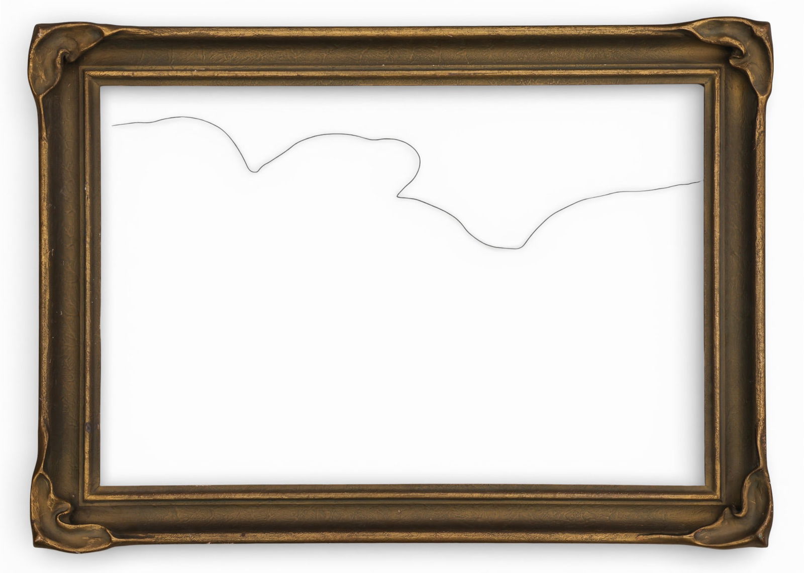 Arts & Crafts Piecrust 3" Period Painting Frame Fits 20"x30" Image - 2