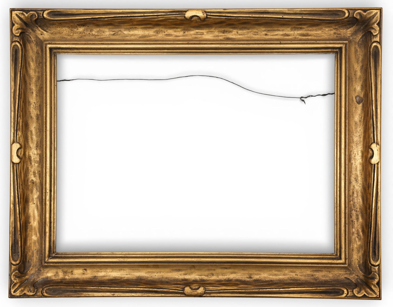 Schneider Arts & Crafts Gilt 3" Period Painting Frame Fits 13"x18" Image - 2