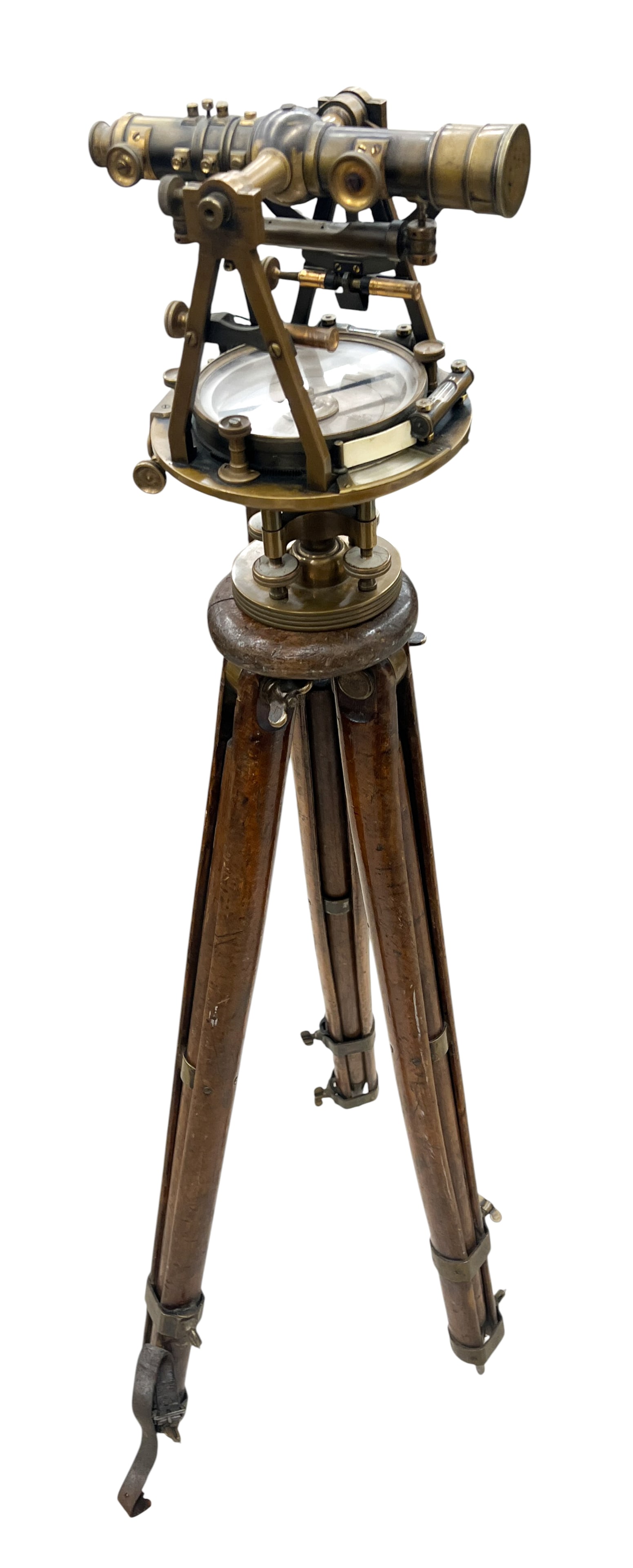 Antique W. & L.E. Gurley Surveyor's Transit w/ Stand & Original Case (1 of 4)