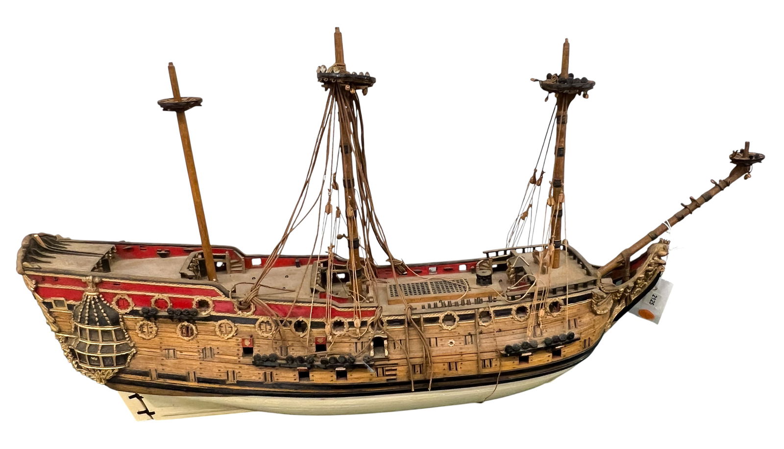 British Ship Handmade Wooden Scale Model - 2