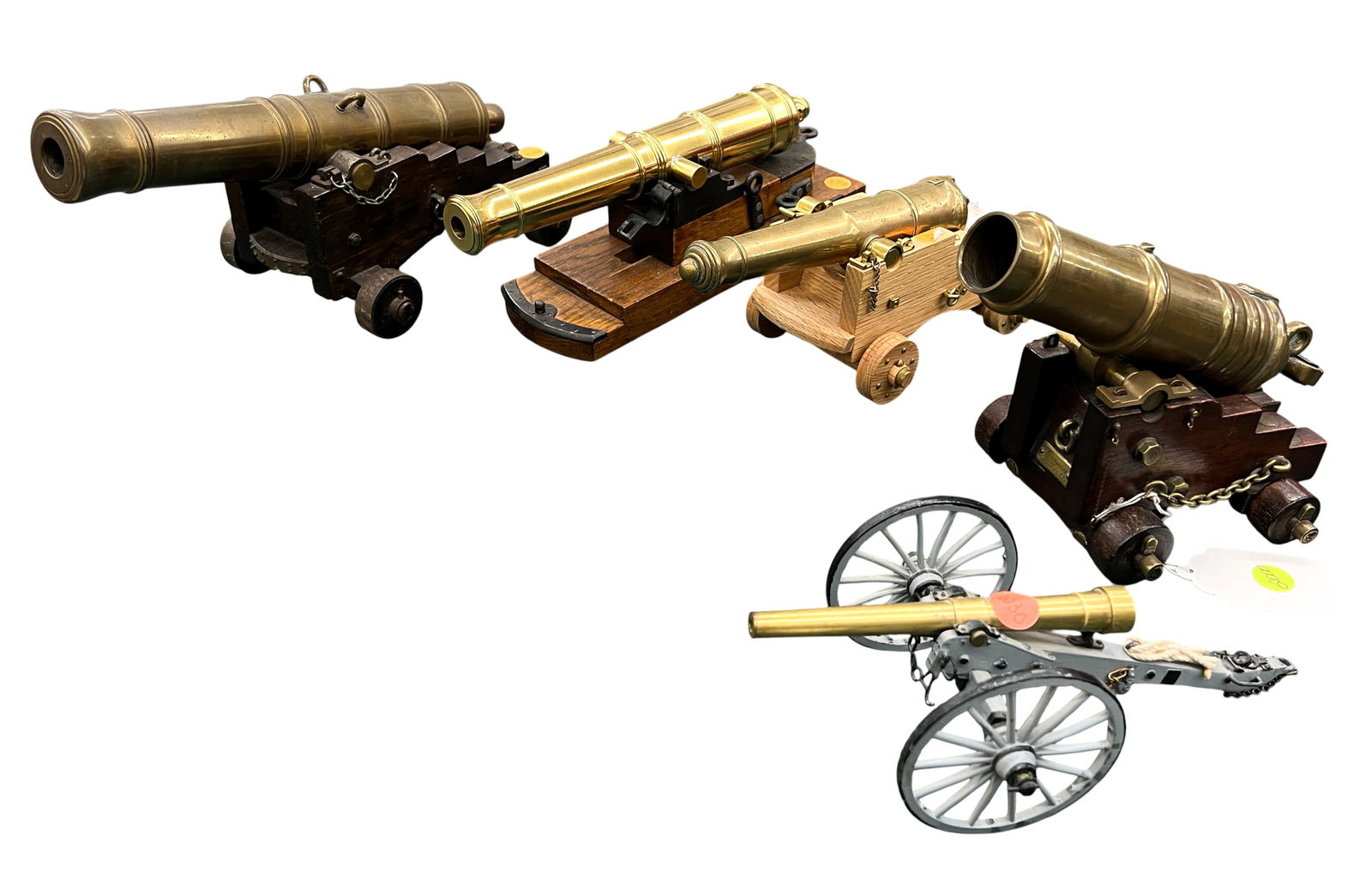 2 Boxes 5pc Scale Models of Cannons (1 of 2)