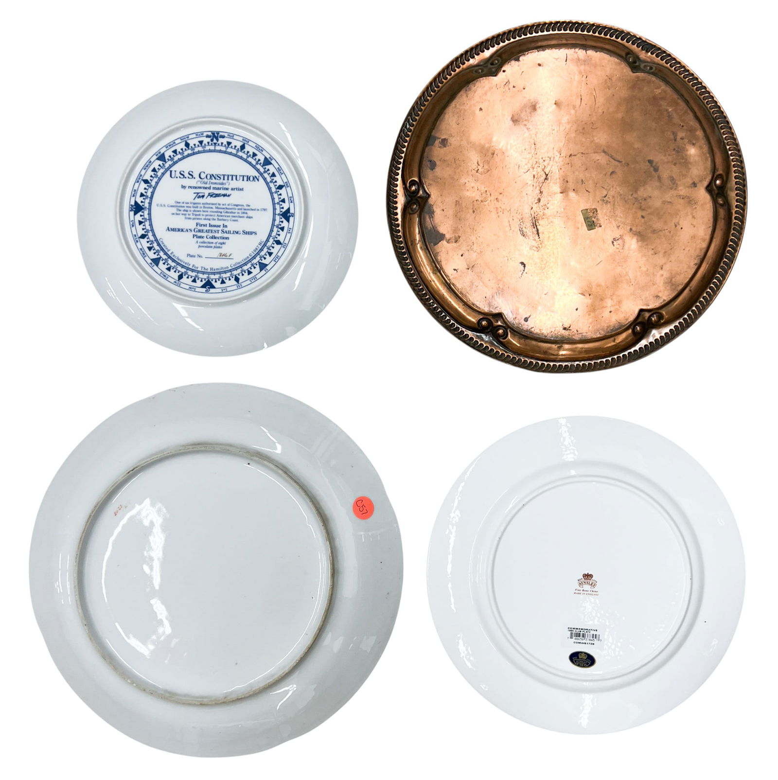 4pc Commemorative Maritime Plates - 2