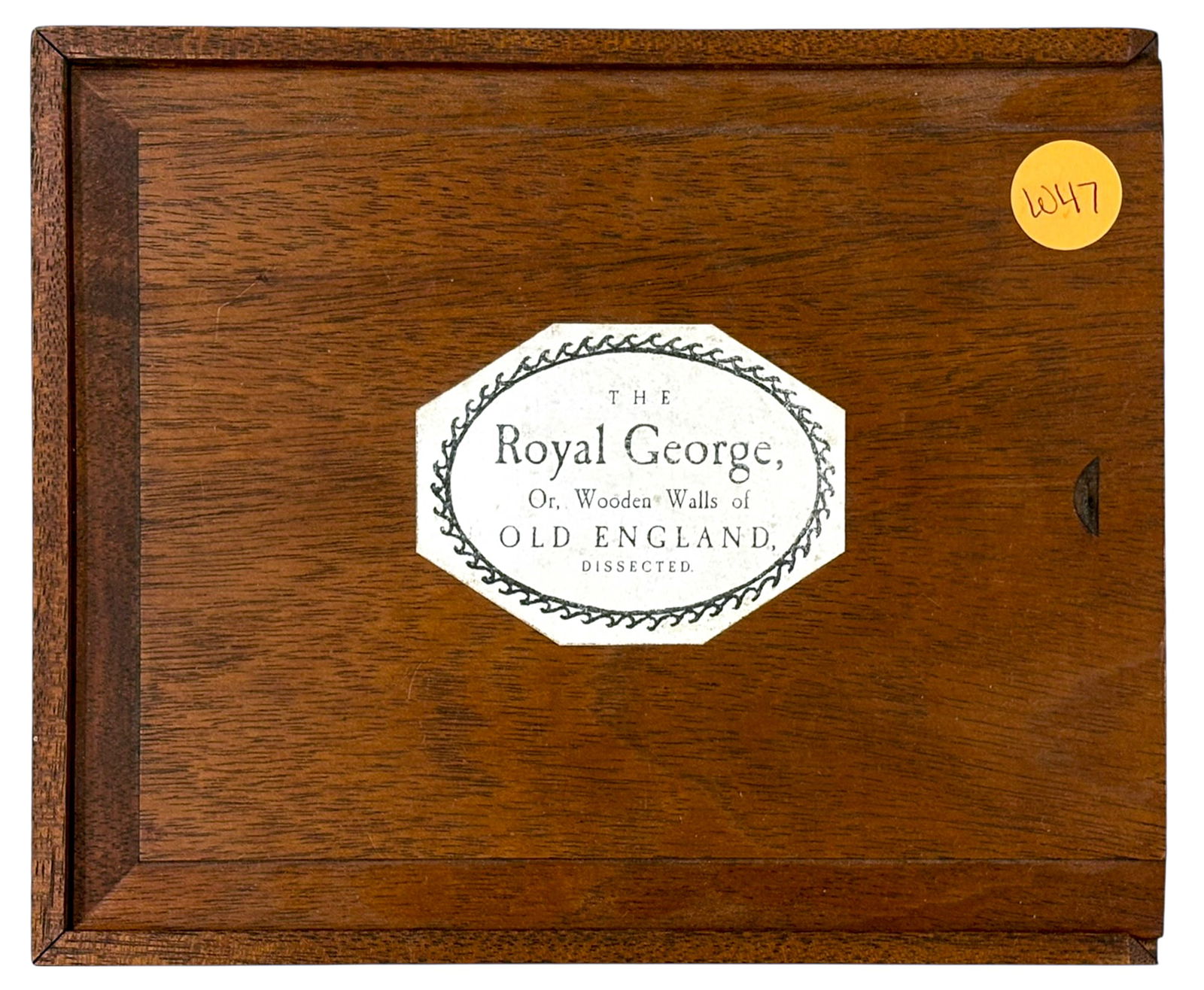 "The Royal George, or Wooden Walls of Old England Dissected" Wood Puzzle w/ Box - 2