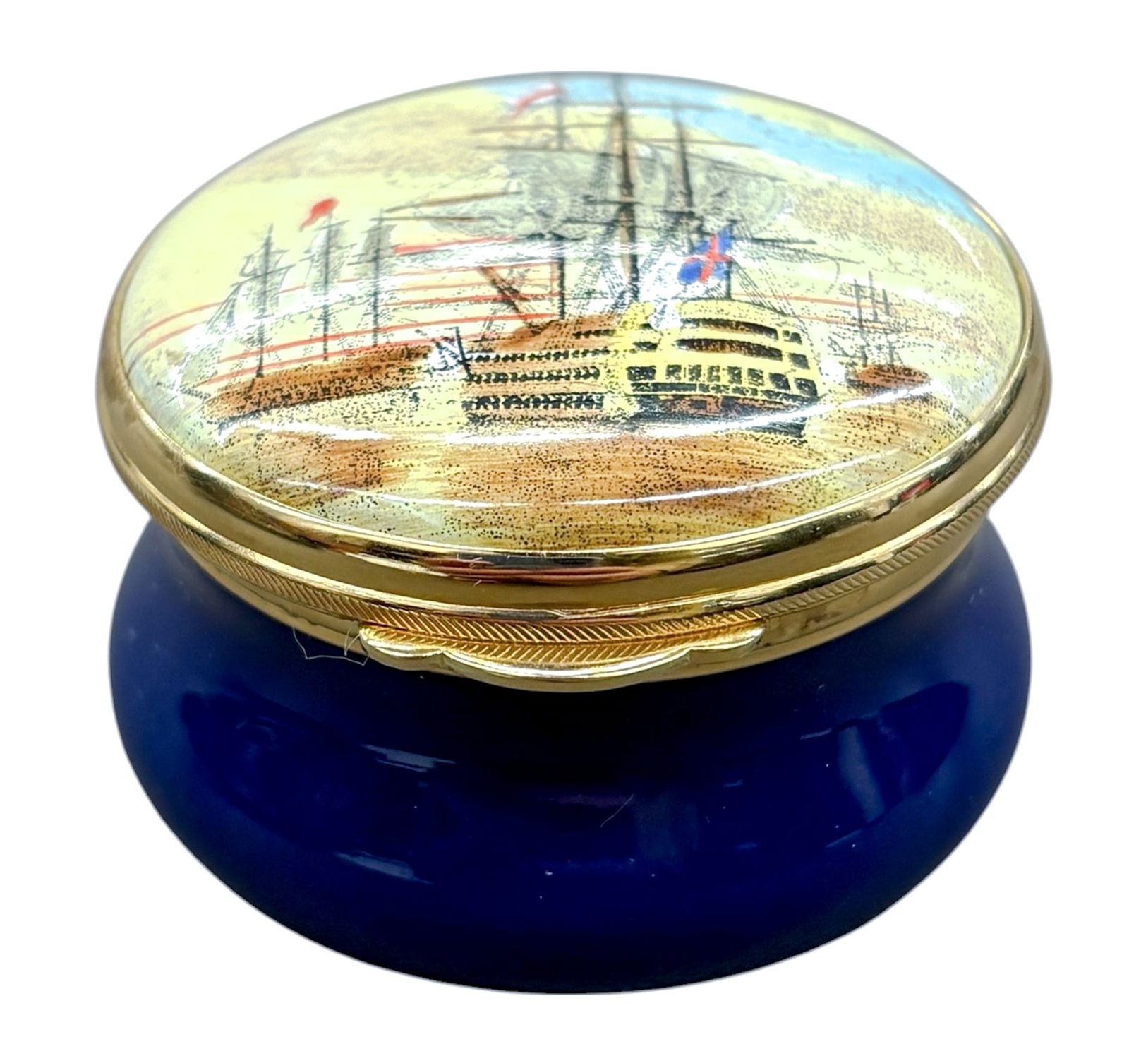 Wedgwood HMS Victory Enameled Box - 2