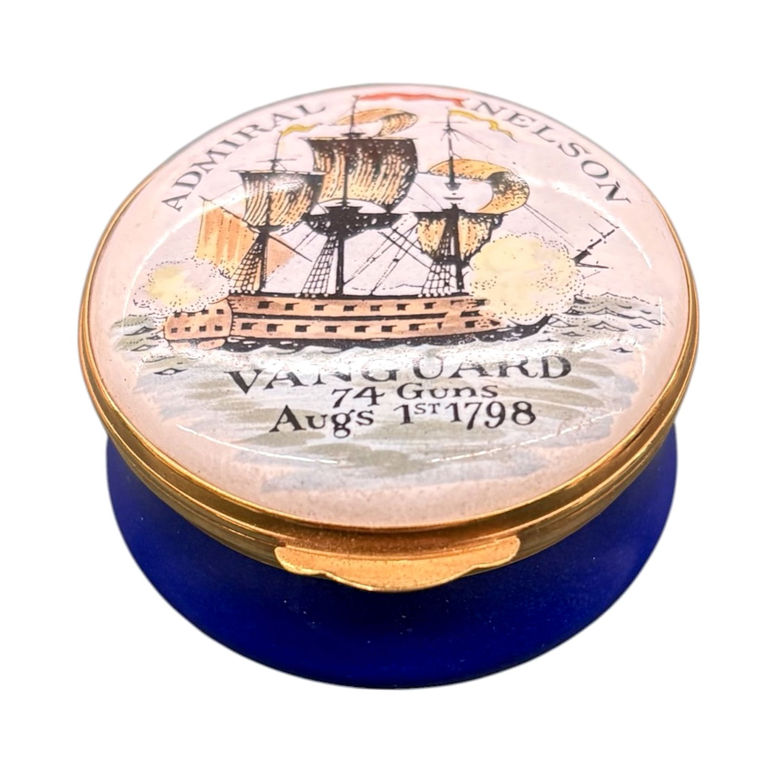Crummles & Co. Admiral Nelson Enameled Box - 2