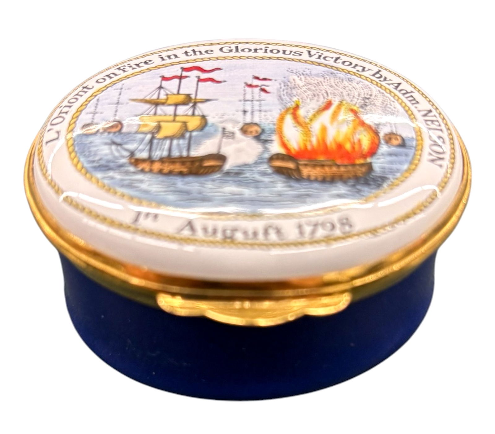 Crummles & Co. Admiral Nelson Enameled Box - 2