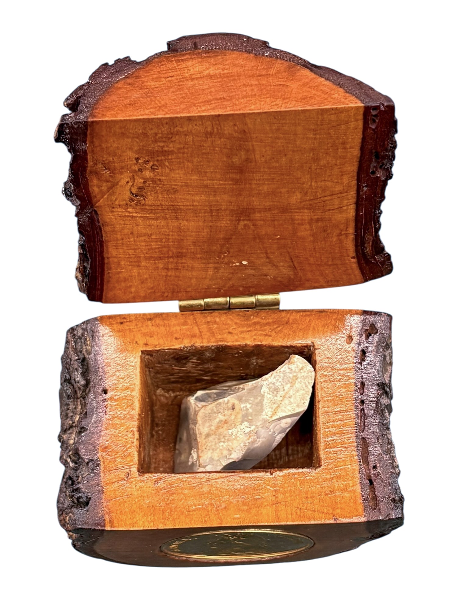 Admiral Nelson Gold Plated Coin Wood Trinket Box - 2