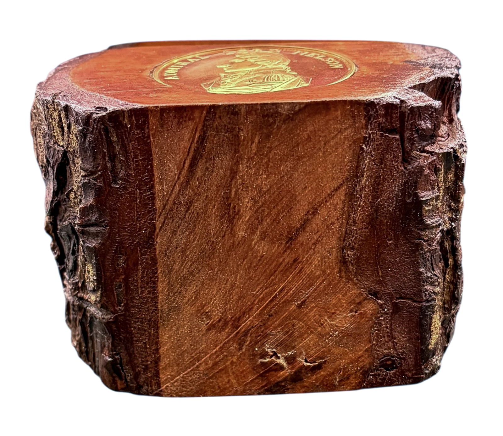 Admiral Nelson Gold Plated Coin Wood Trinket Box - 3