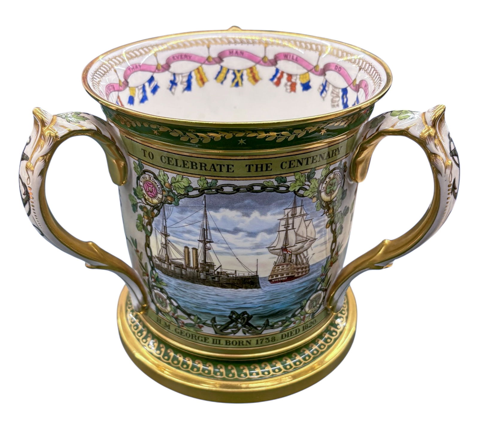 Antique Admrial Nelson Spode Tyg - 2