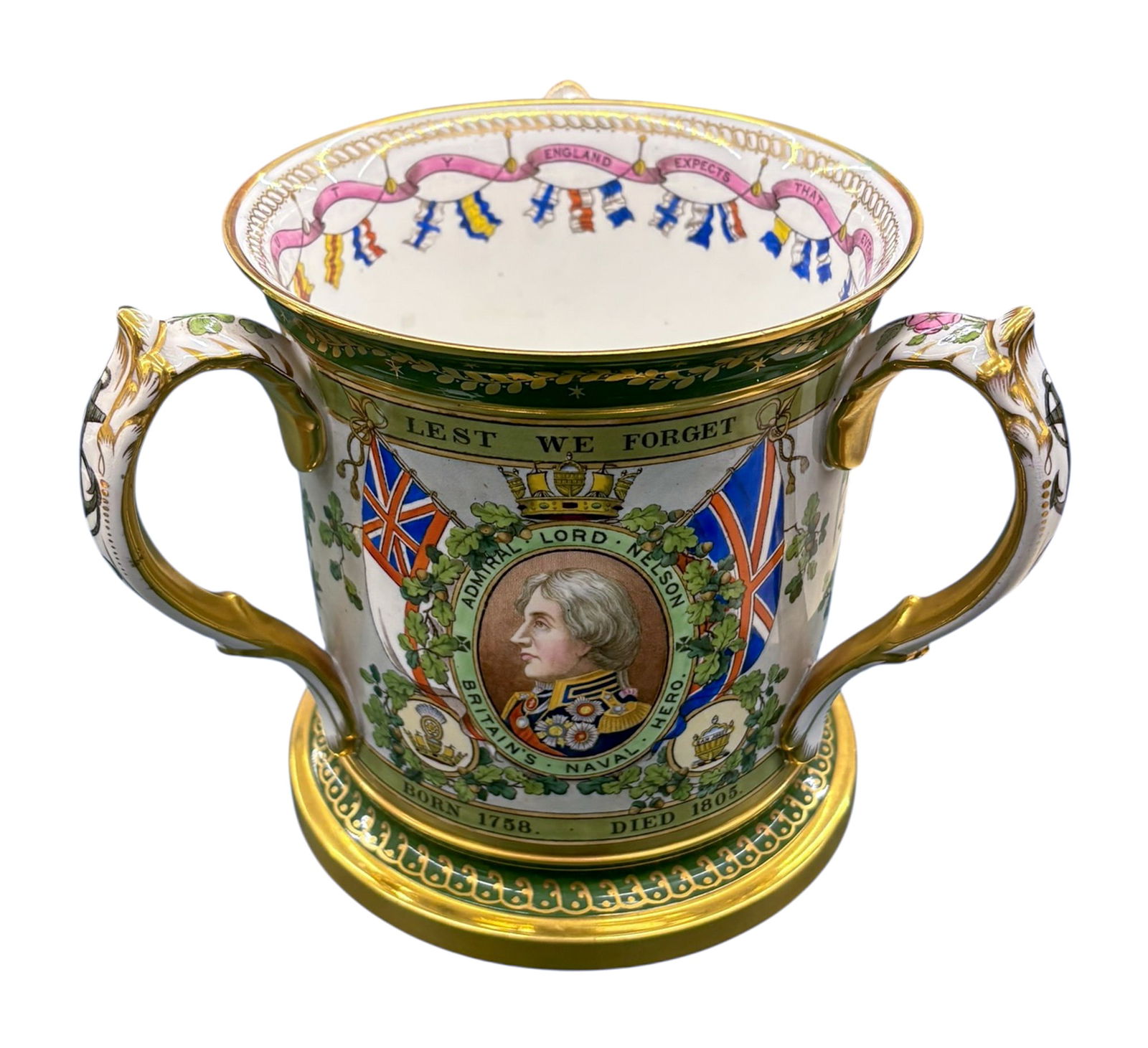 Antique Admrial Nelson Spode Tyg - 3