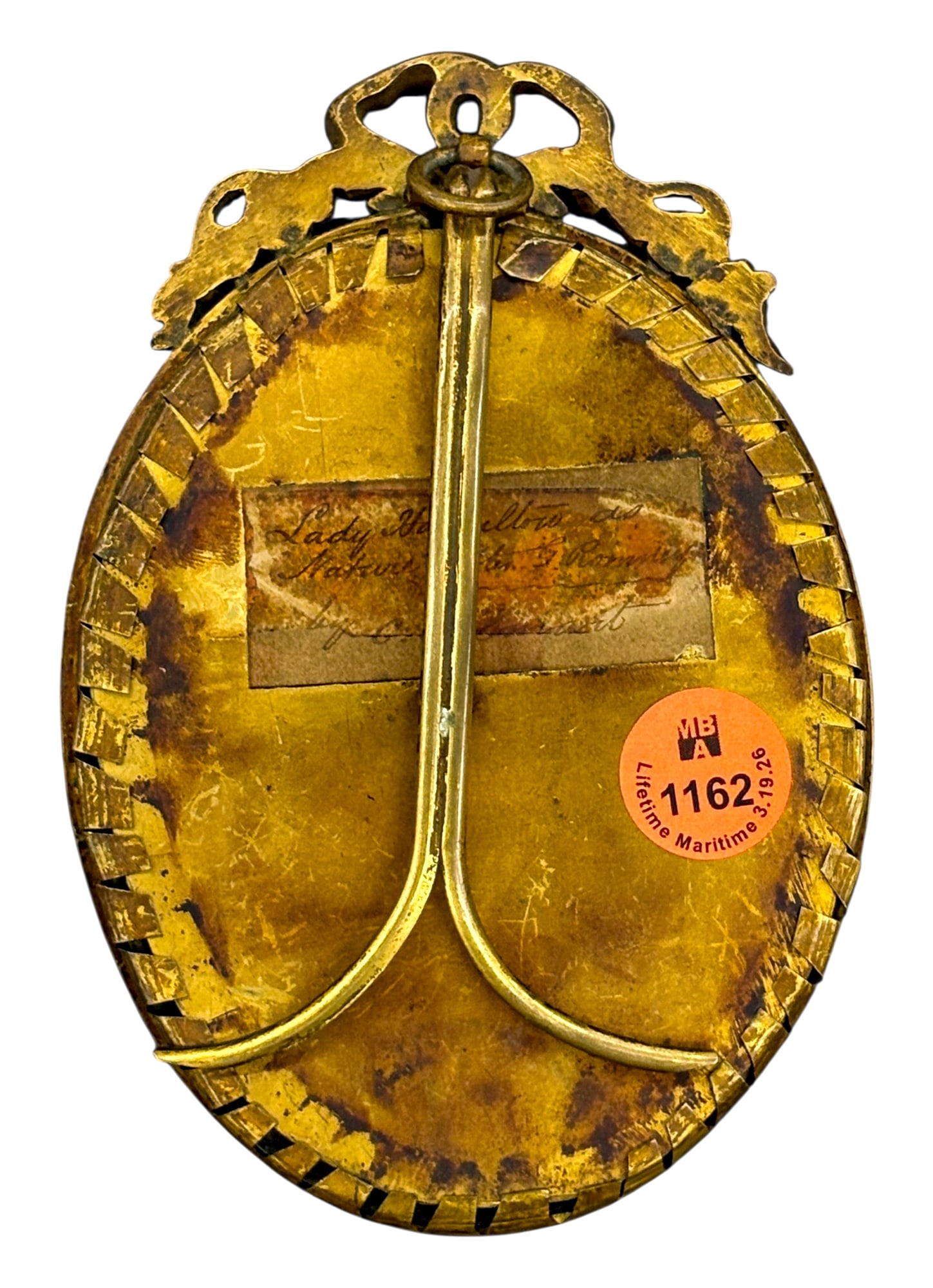 Fine Antique Miniature Painting of Lady Hamilton - 2