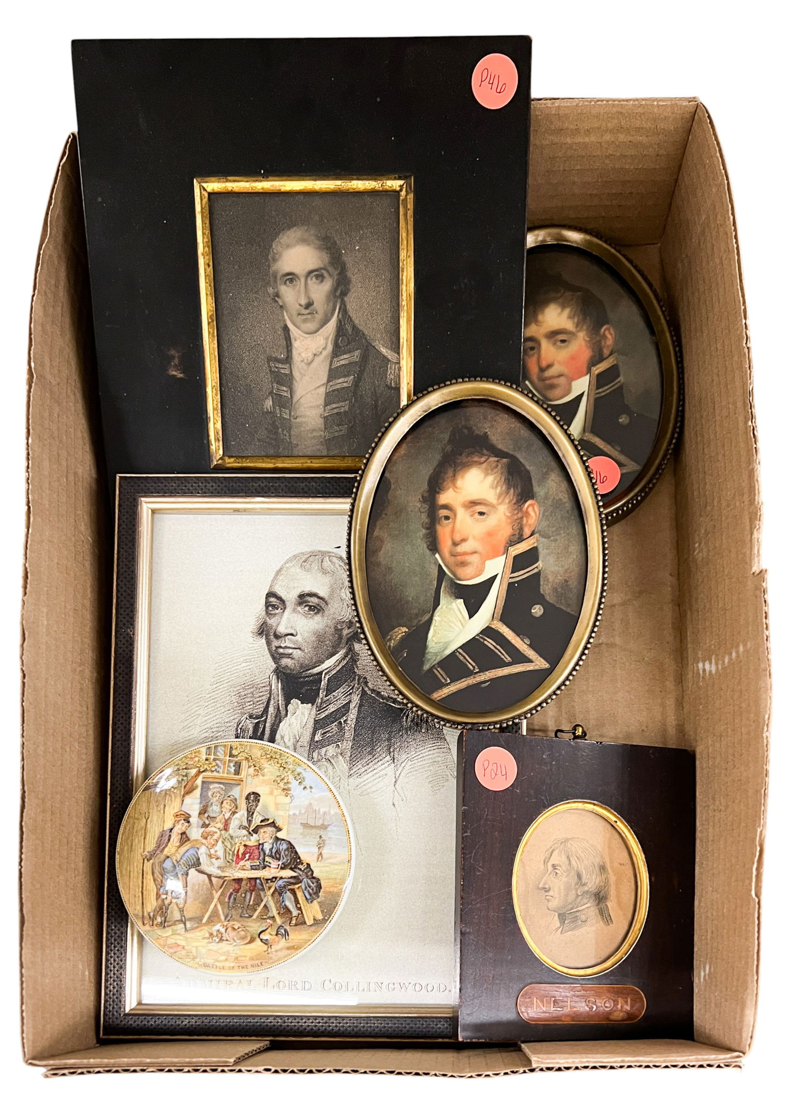 Box 6pc Commemorative Portraits: Box 6pc Commemorative Portraits etc.