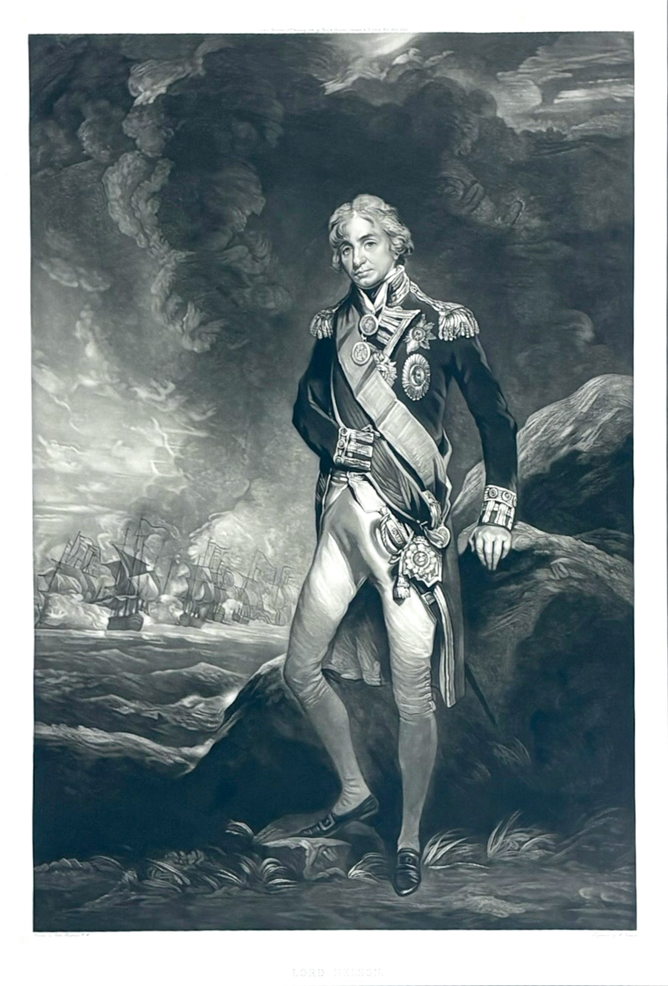 "Lord Nelson" Engraving by M. Cormack (1 of 2)