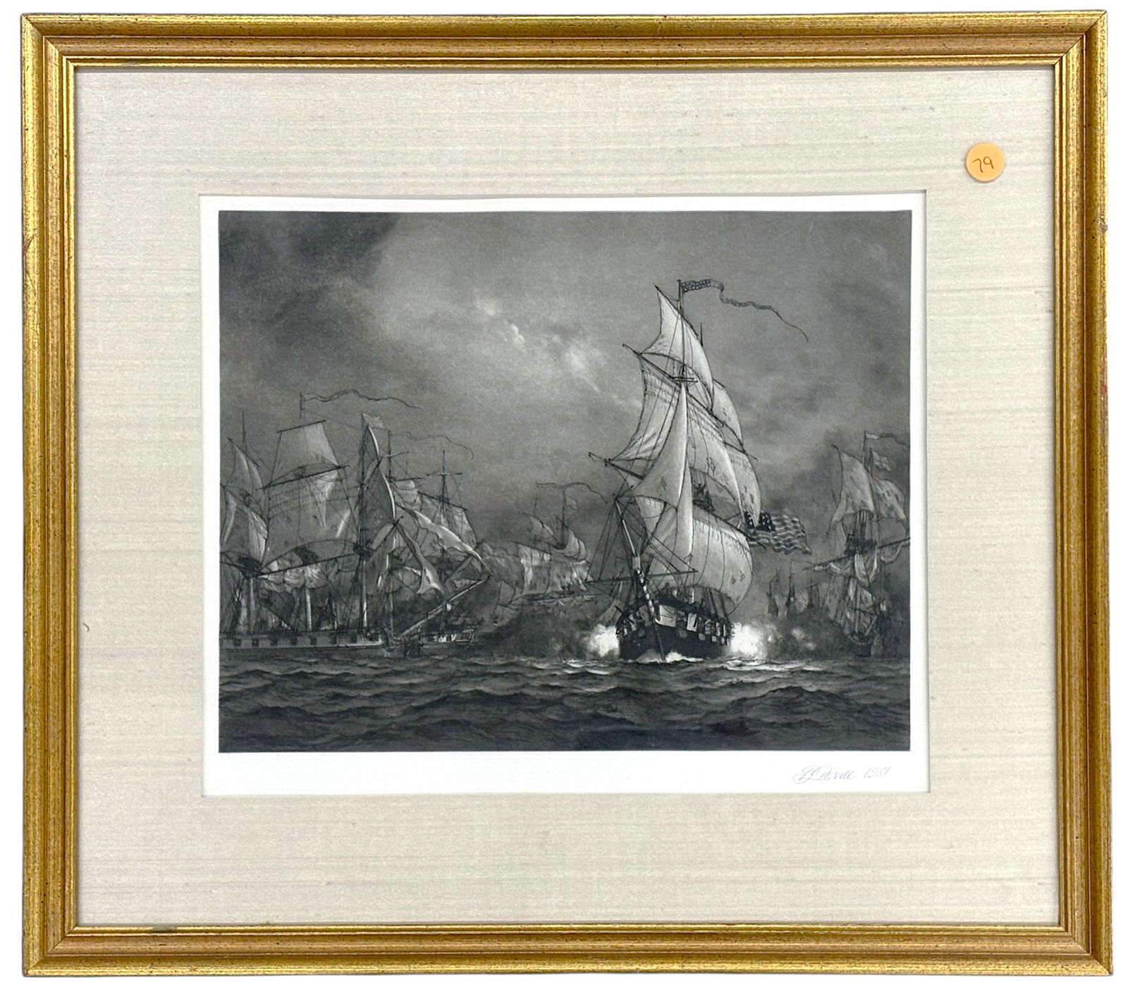 L.J. Pierce "Meeting the Enemy" 1981 Etching on Paper - 2