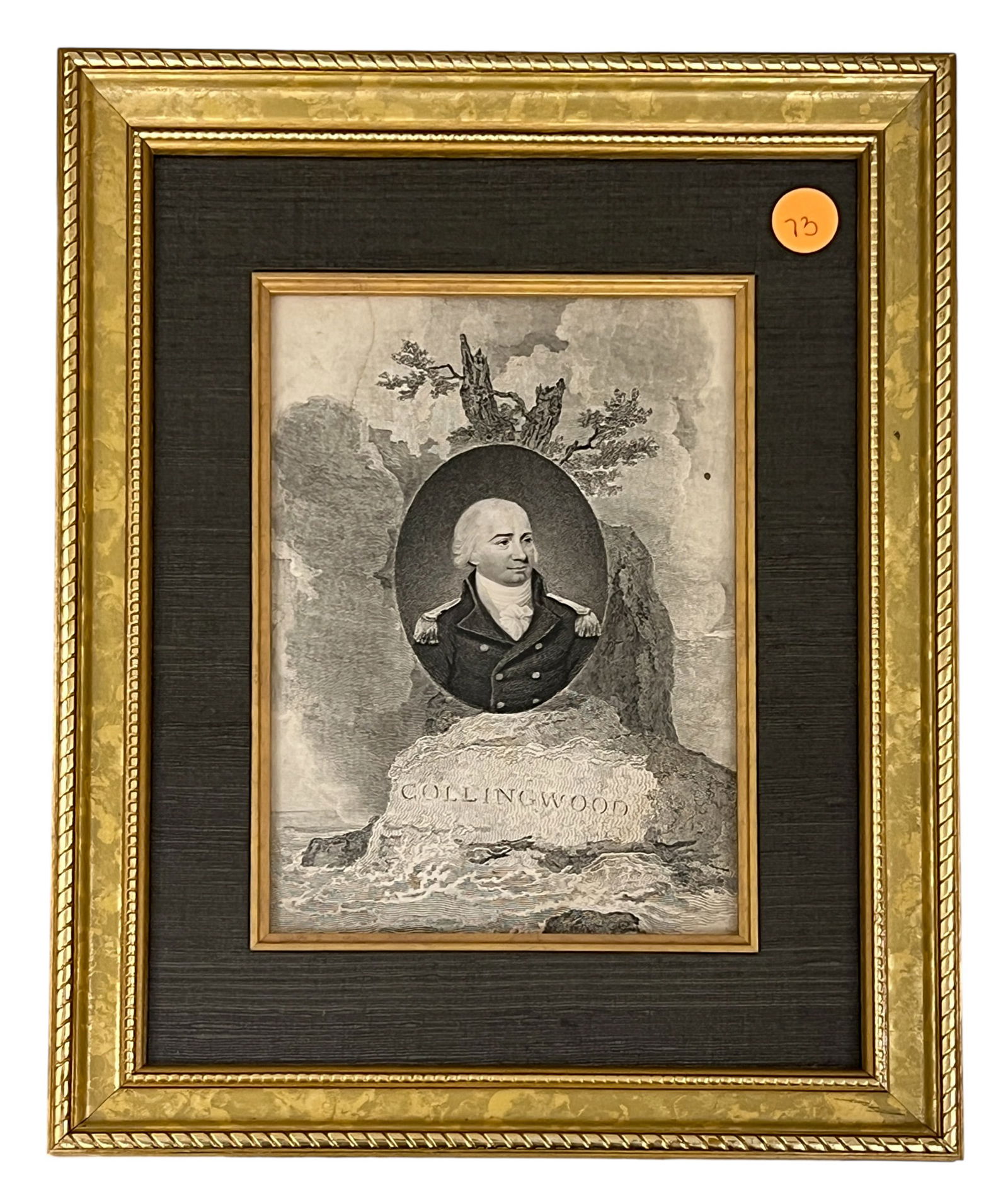 Edward Scriven "Cuthbert Collingwood" 1805 Etching - 2