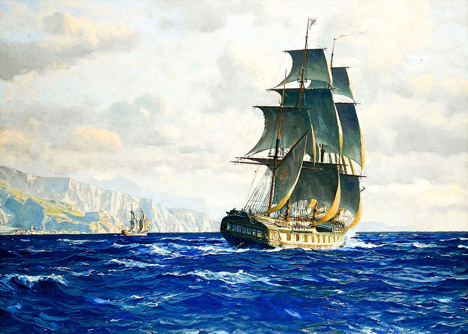 Naval Ship Print (1 of 2)