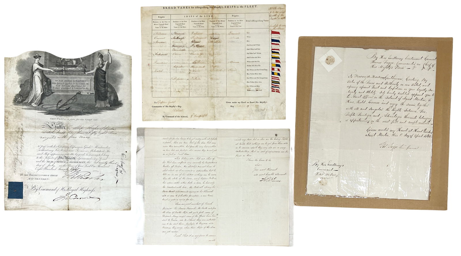 4pc British Signed Letters & Government Documents (1 of 5)