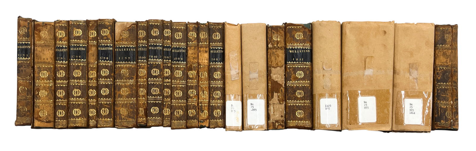 22pc Antique "Bulletins of the Campaign" from the London Gazette 1793-1815 (1 of 1)