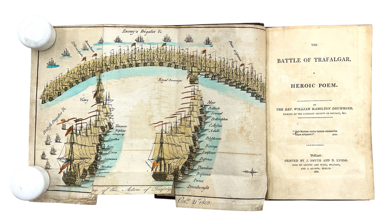 8pc Antique British Royal Navy Books - 2