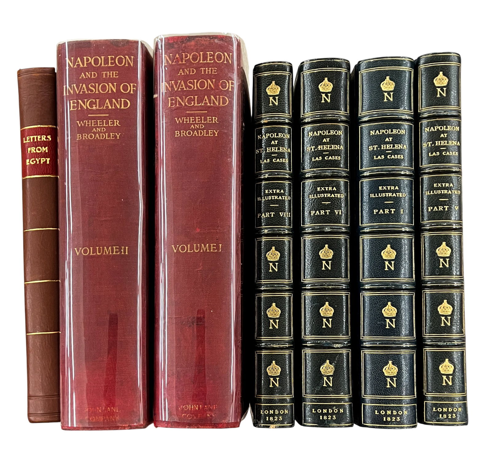 7pc Antique Napoleon Naval Books (1 of 2)