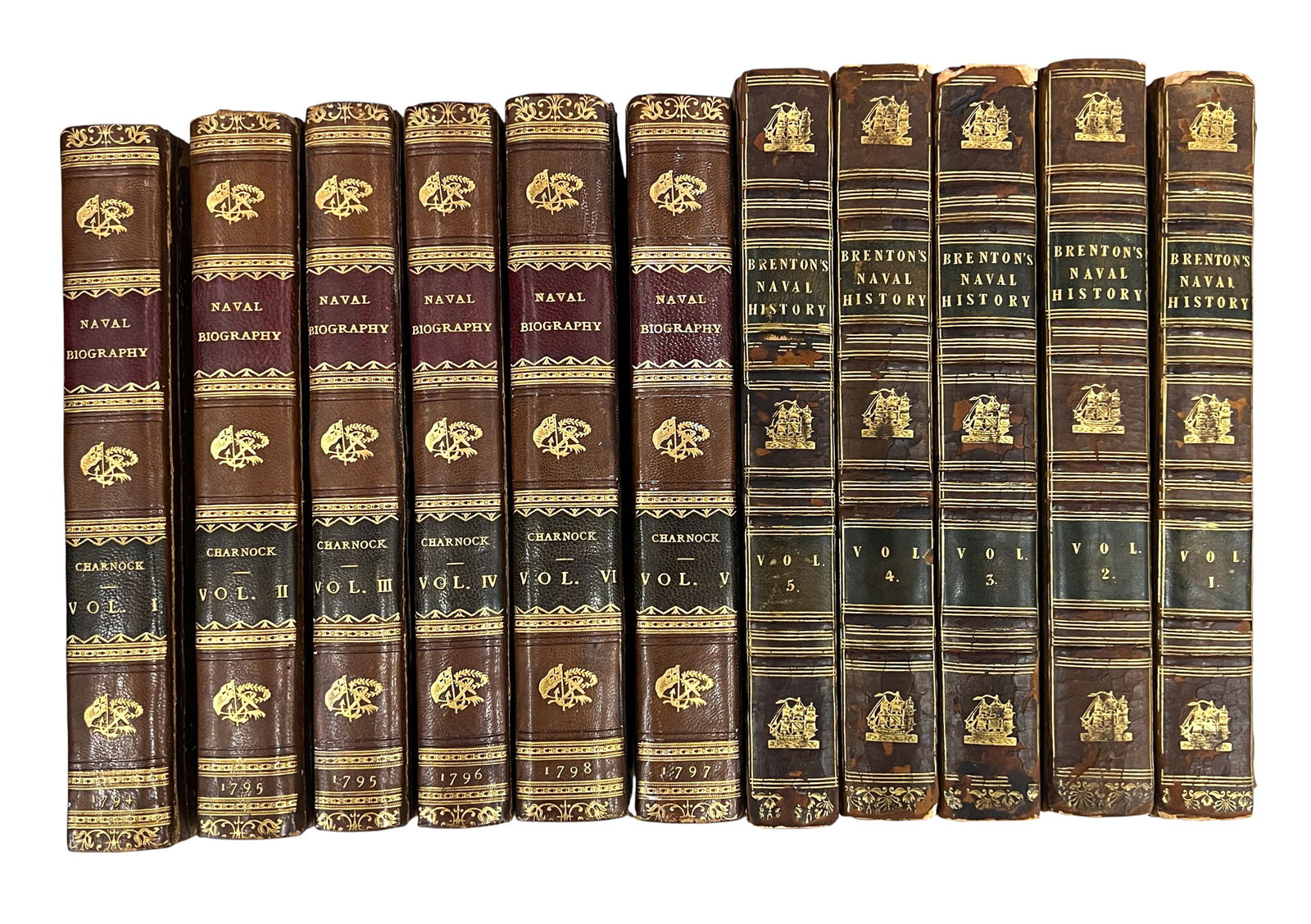 11pc Antique British Volume Set Books (1 of 1)