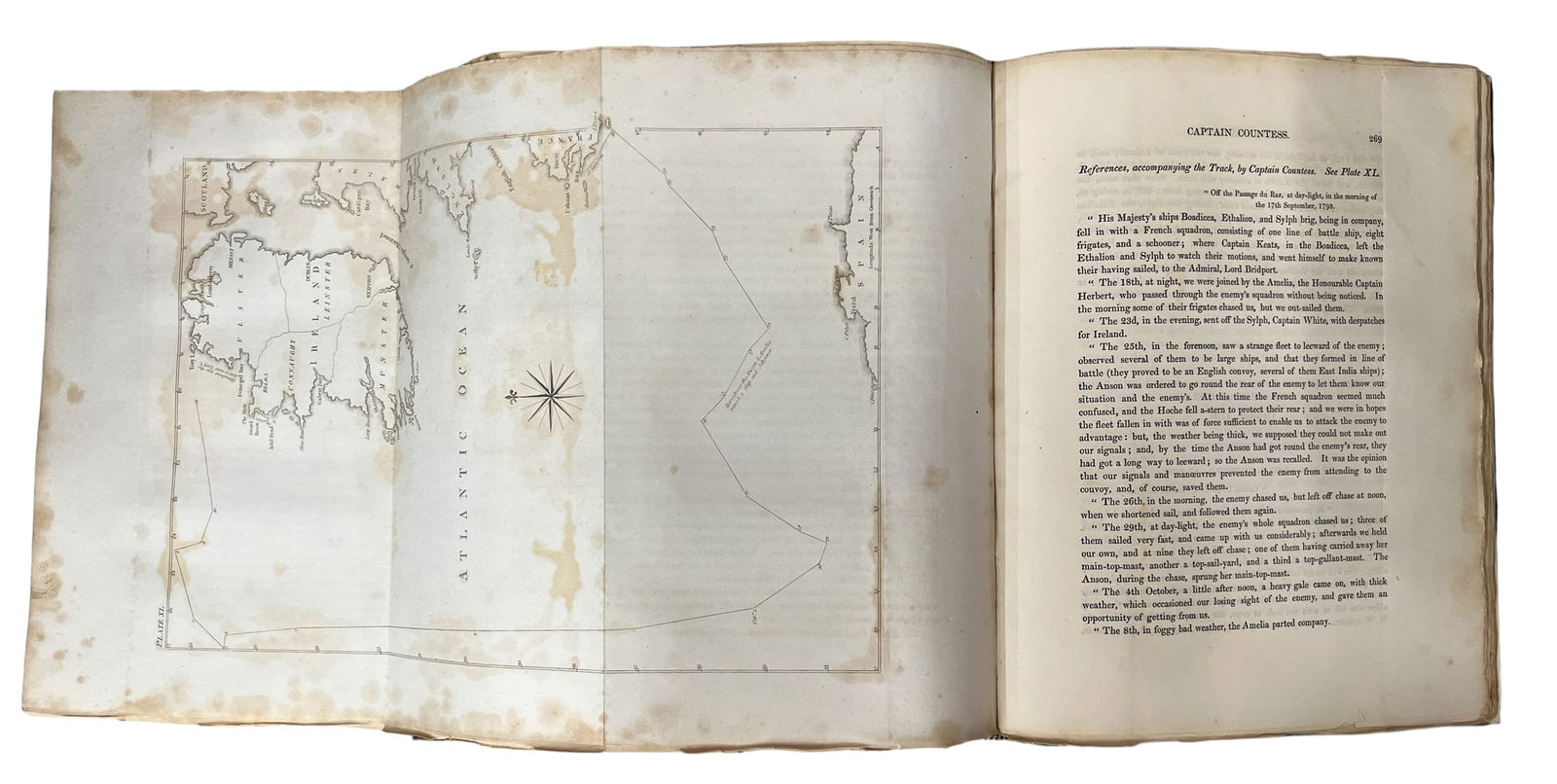 11pc Antique British Naval Navigation Books etc. - 2