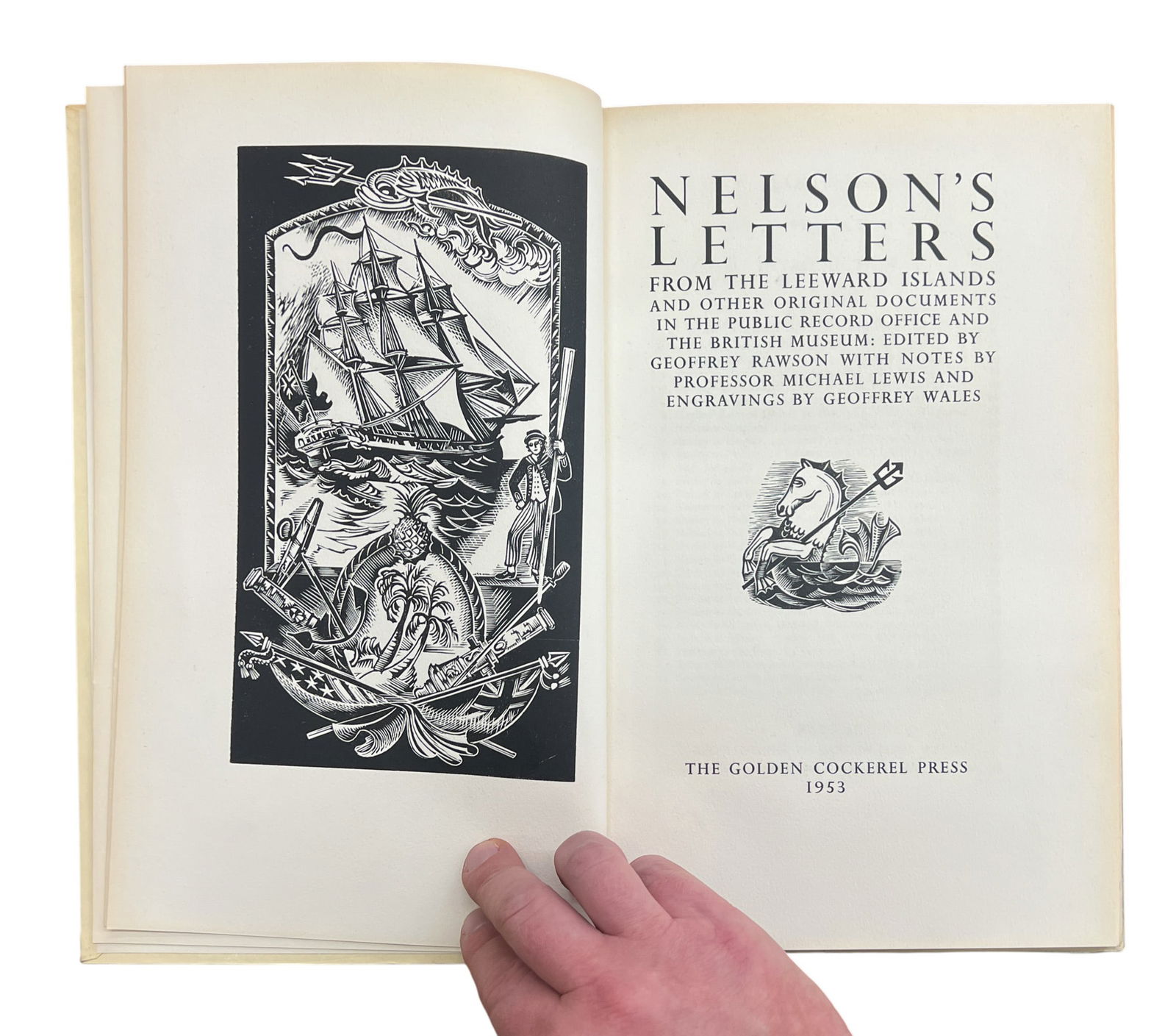 "Nelson's Letters..." 1953 First Edition Antique Book edited by Geoffrey Rawson - 2