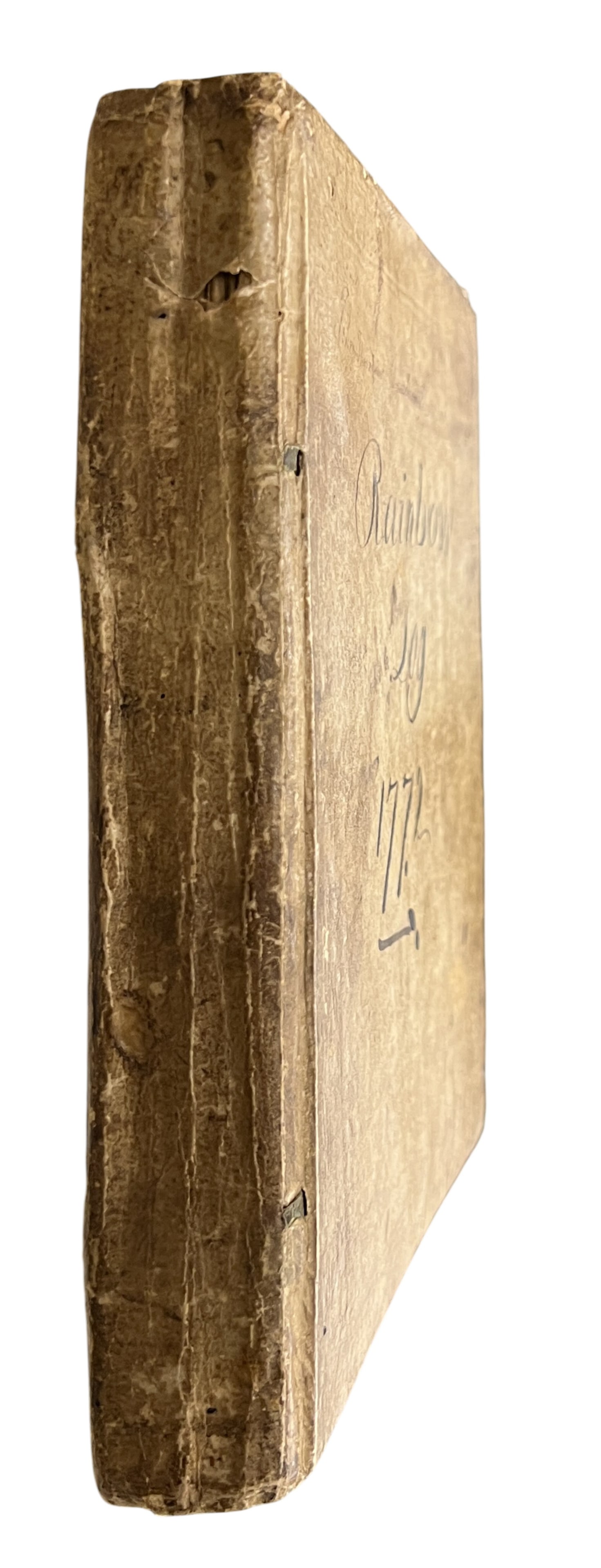 1772 Handwritten Antique HMS Rainbow Log Book by Admiral John Duckworth - 5