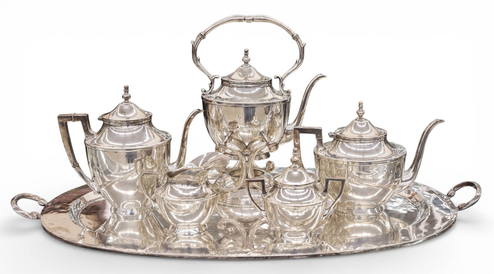 6pc Louvre Mexican Heavy Sterling Tea and Coffee Service (1 of 4)