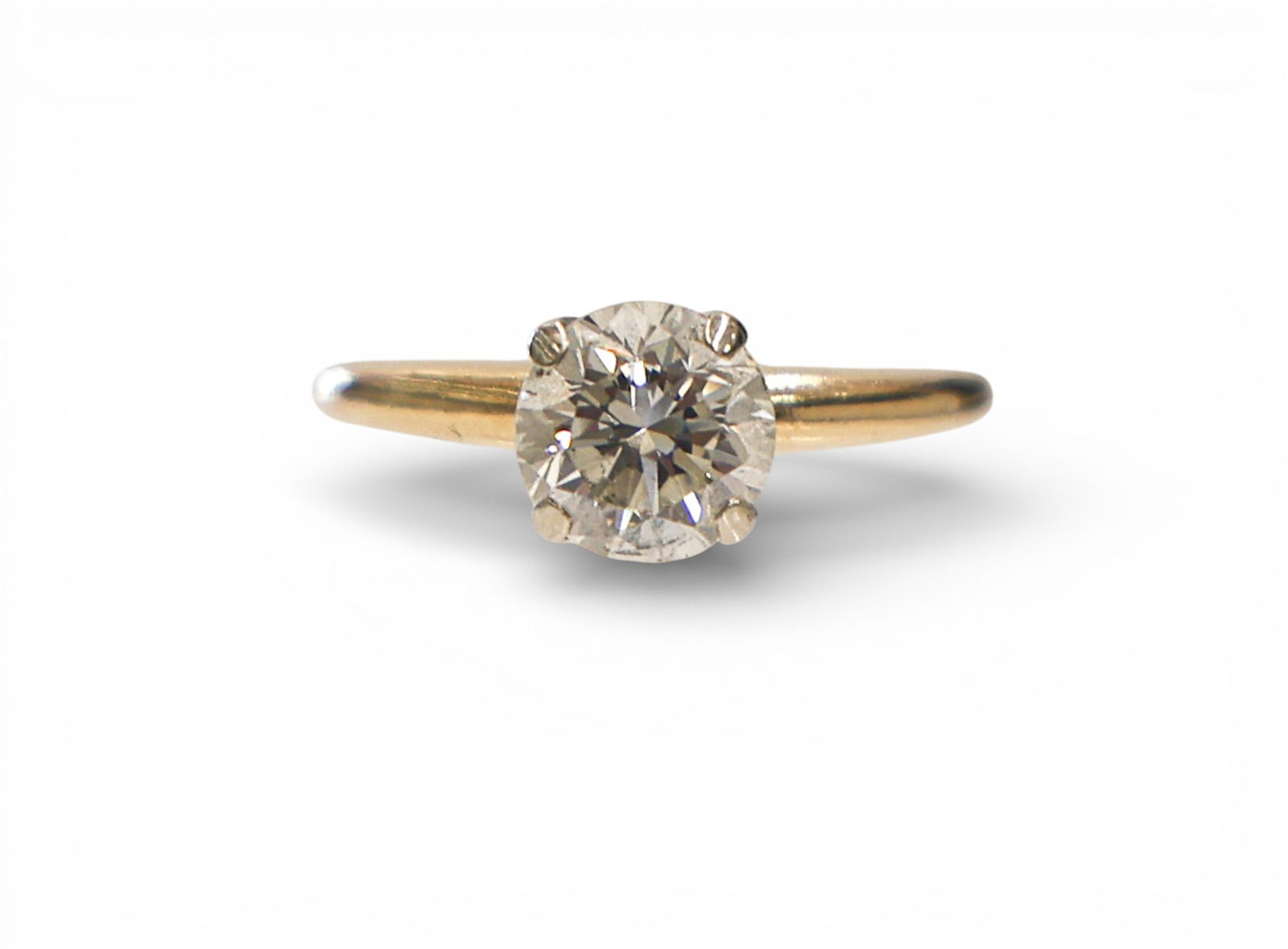 Ladies 1.69ct Diamond Solitaire 14k Engagement Ring Size 7.25 (1 of 4)