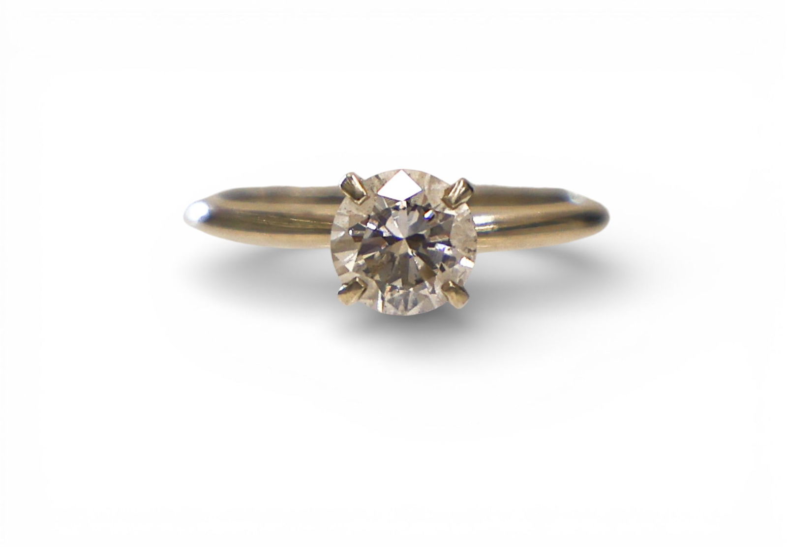 Ladies 1.16ct Diamond Solitaire 14k Engagement Ring Size 7.25 (1 of 4)