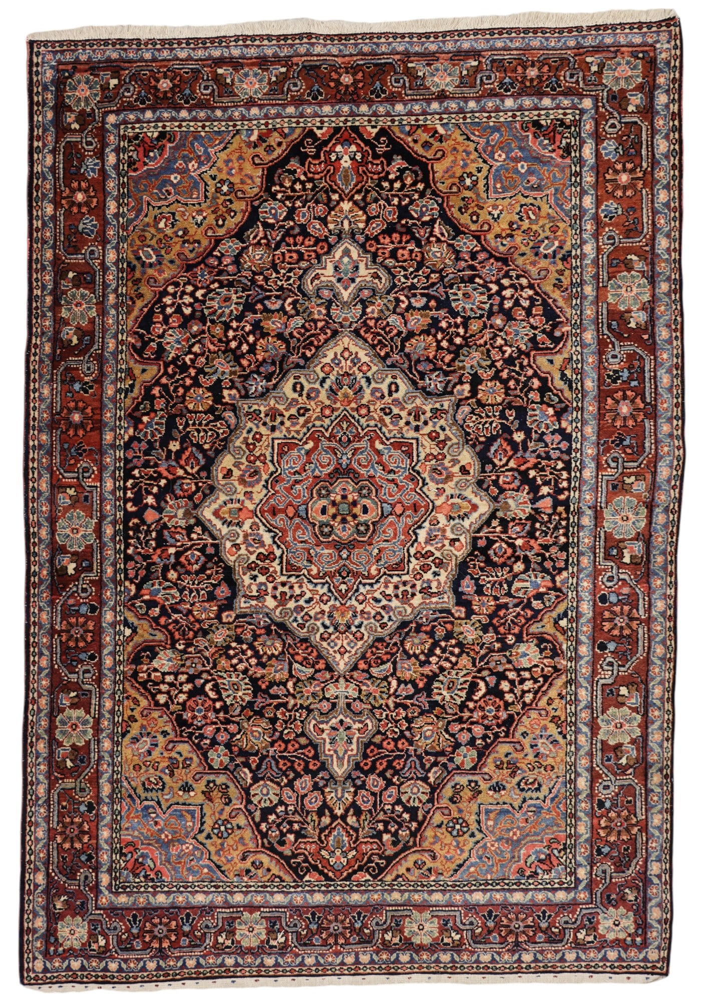 Persian Kazvin Oriental Rug 4'5"x6'5" (1 of 3)